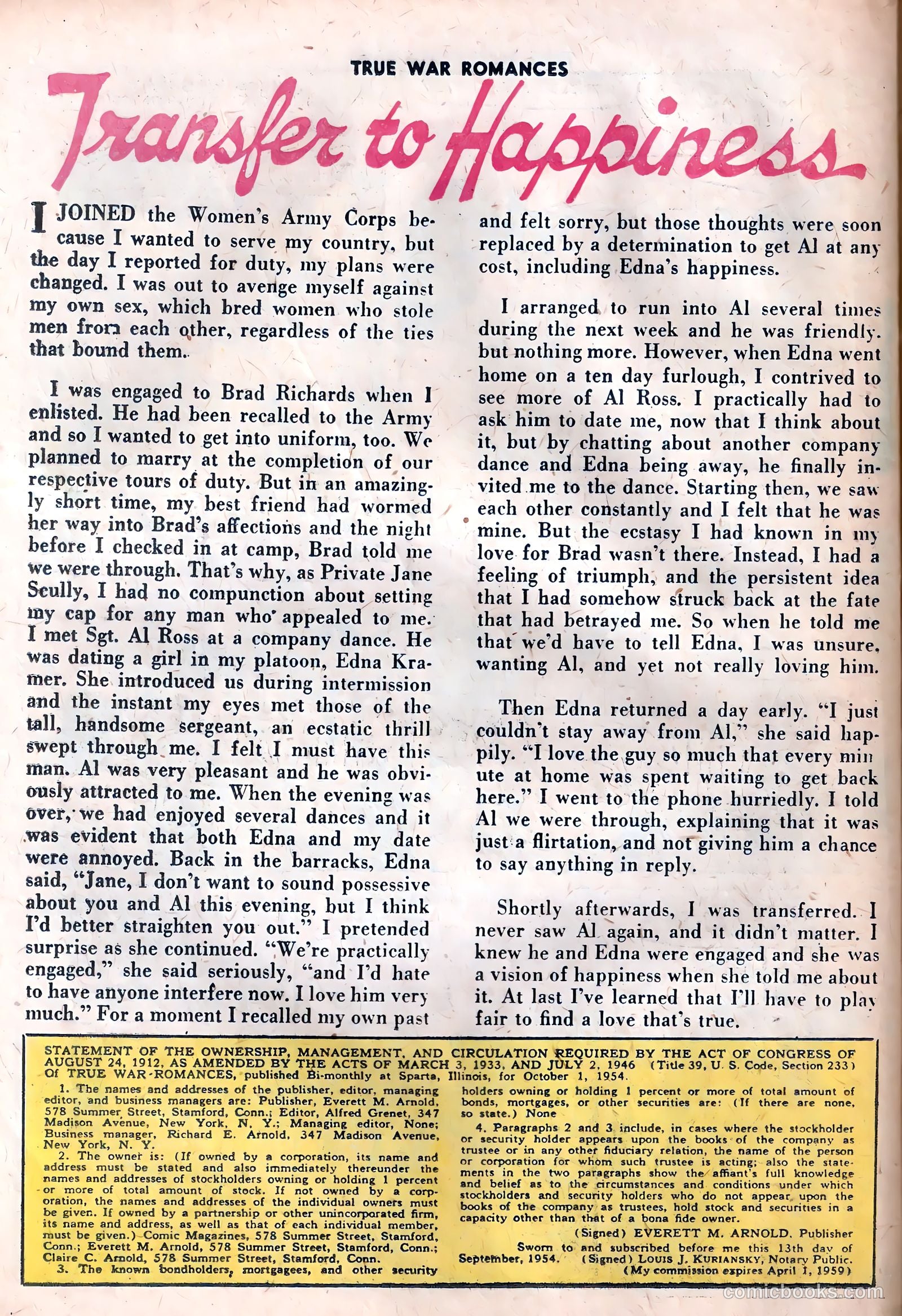 True War Romances #20 — page 26 of 37