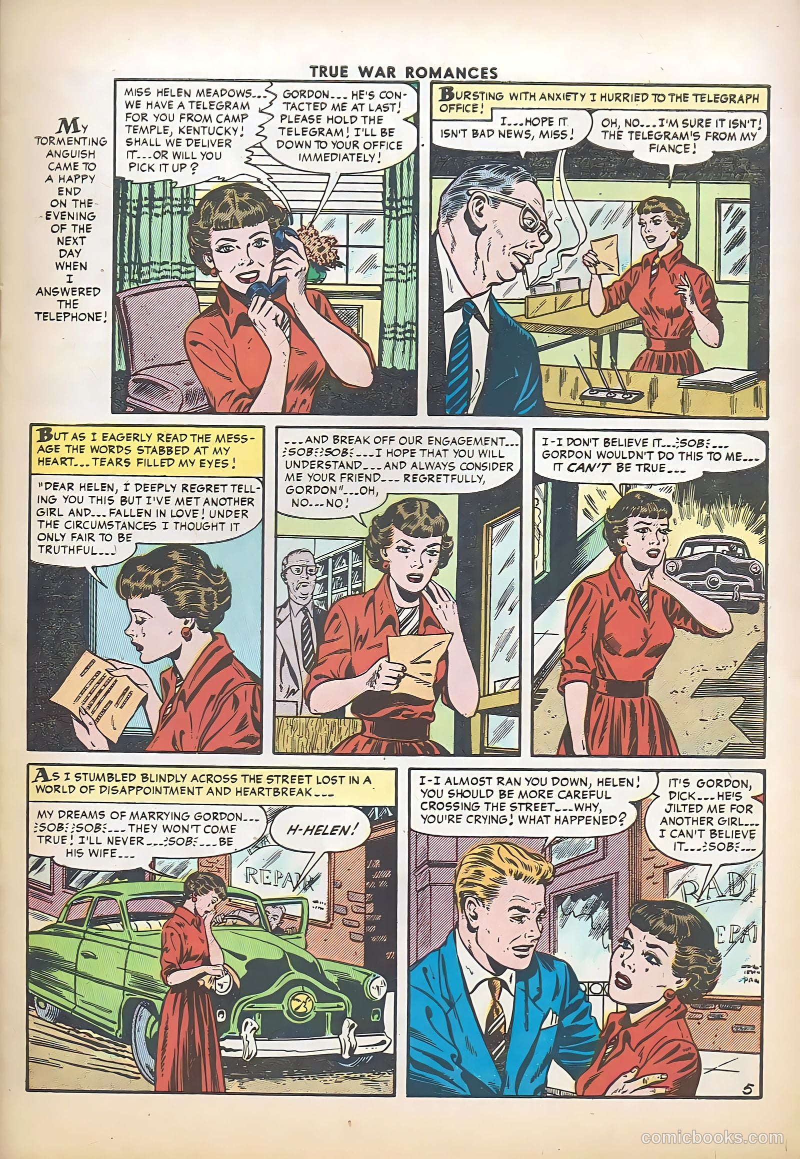 True War Romances #21 — page 7 of 36