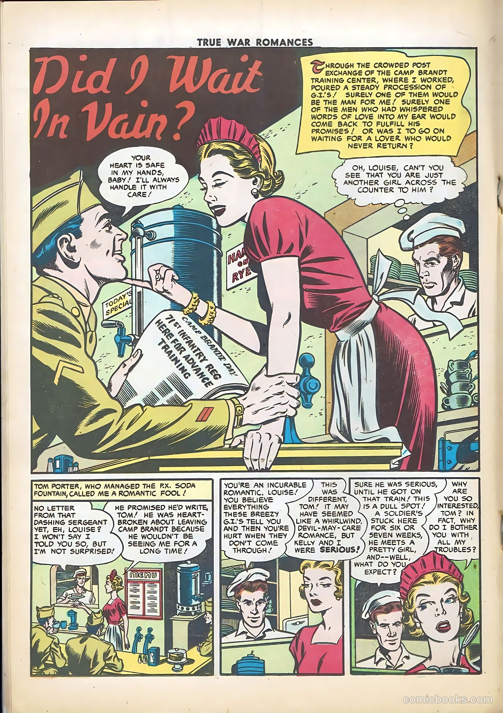 True War Romances #21 — page 18 of 36