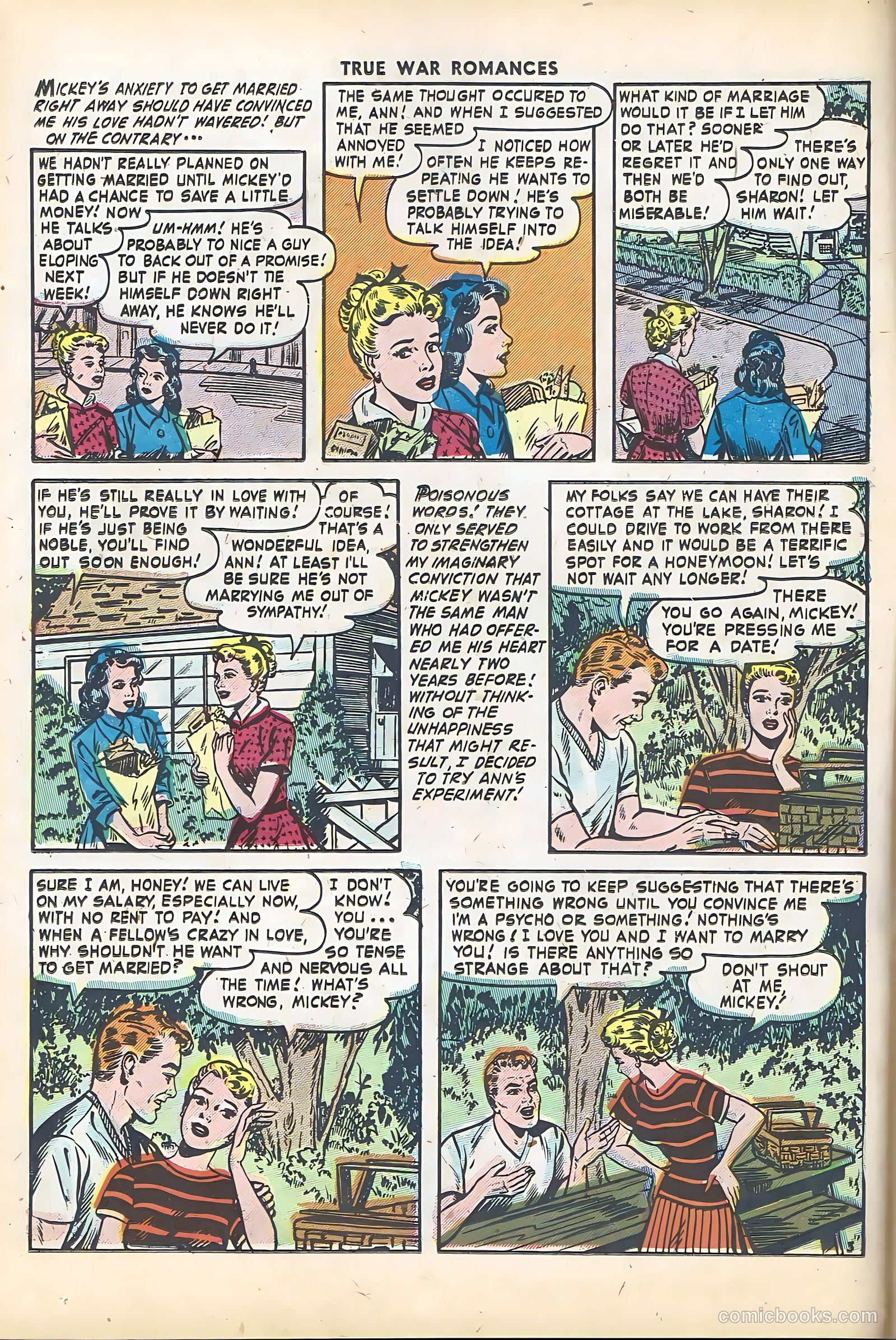 True War Romances #5 — page 14 of 36