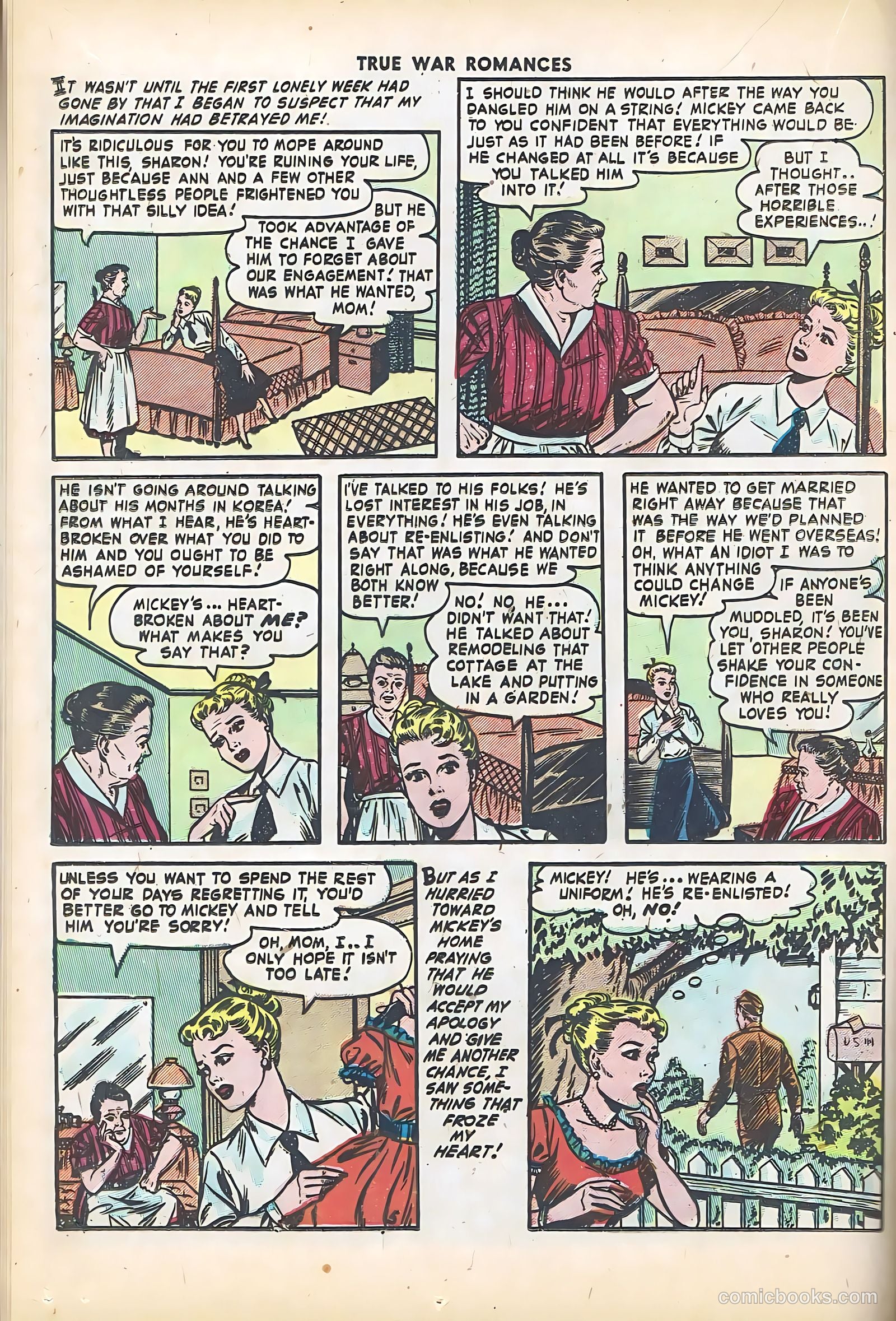 True War Romances #5 — page 16 of 36