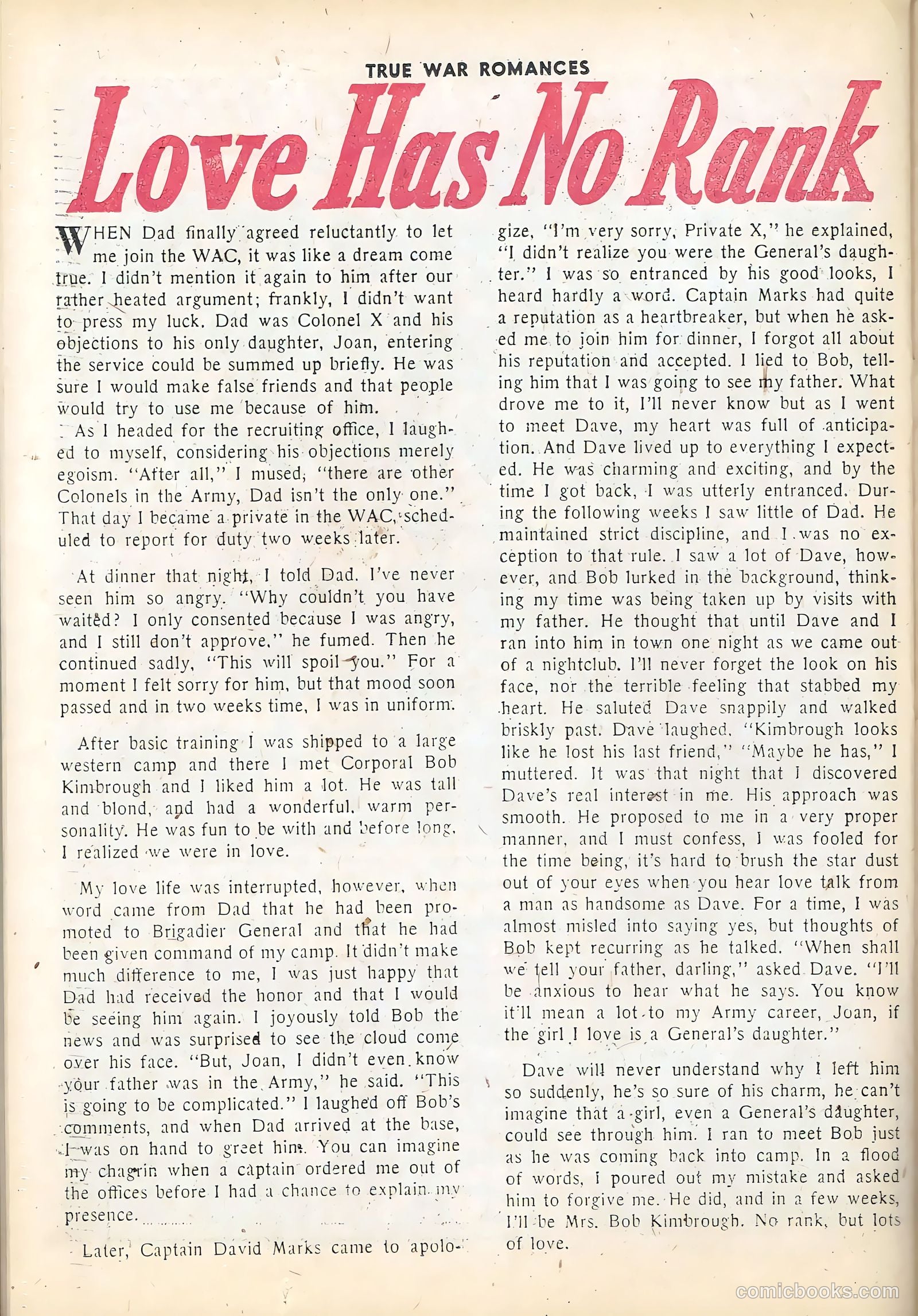 True War Romances #5 — page 26 of 36