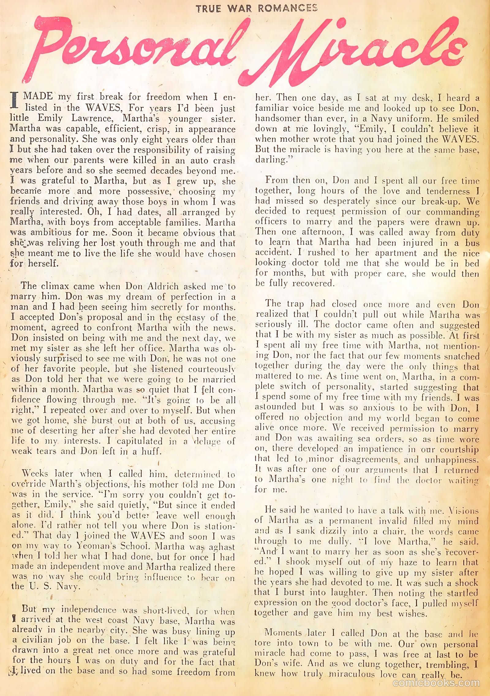 True War Romances #6 — page 26 of 37