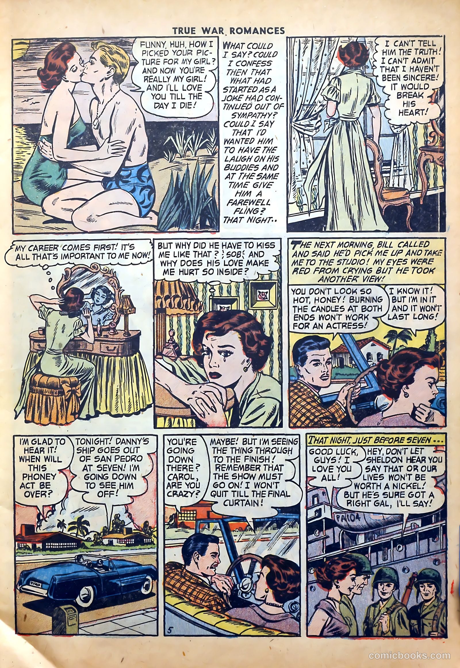 True War Romances #8 — page 7 of 36