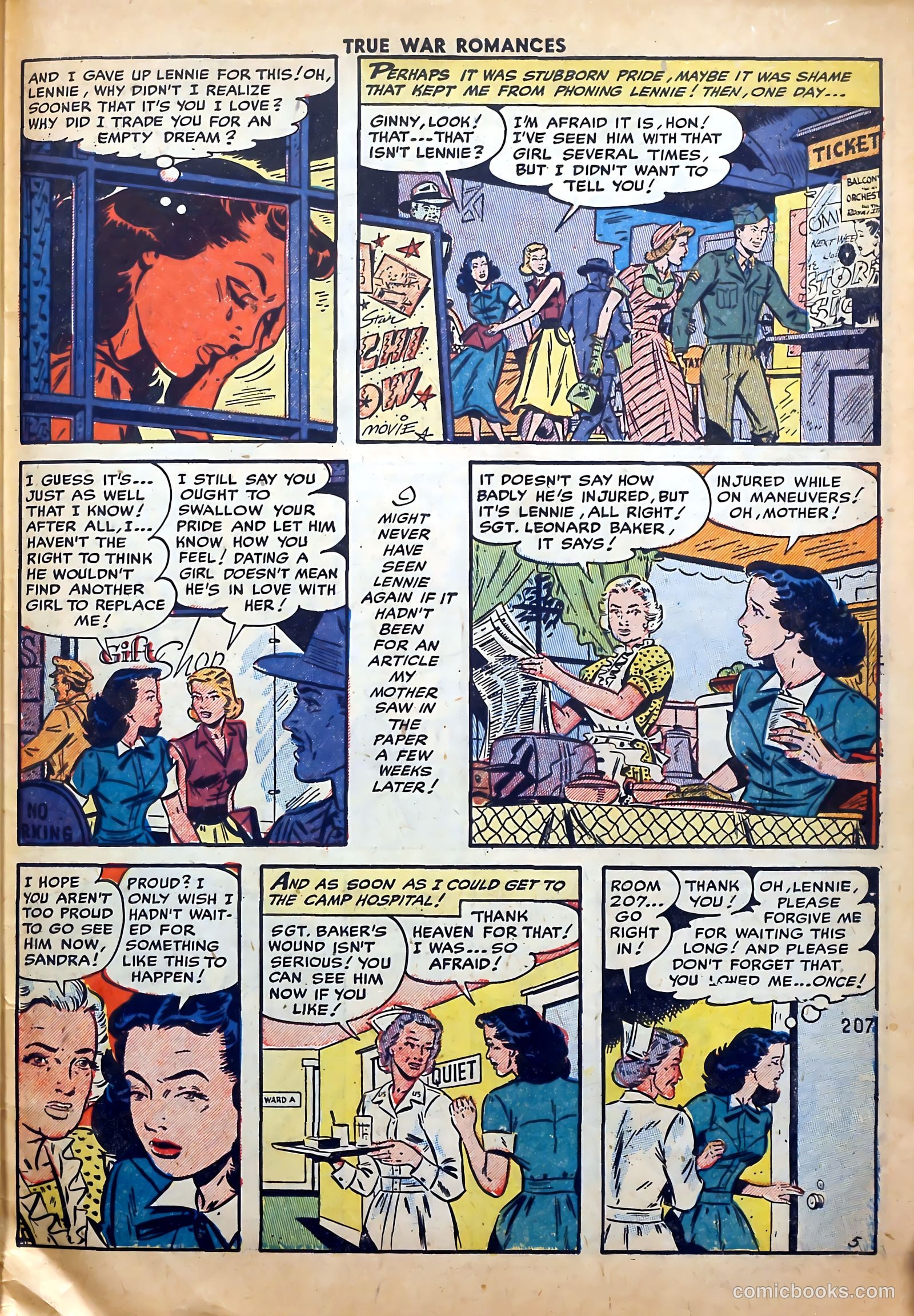 True War Romances #8 — page 31 of 36