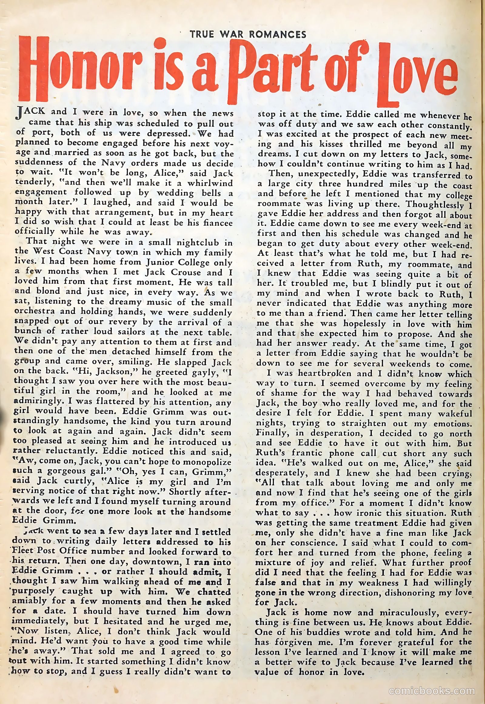 True War Romances #9 — page 26 of 36