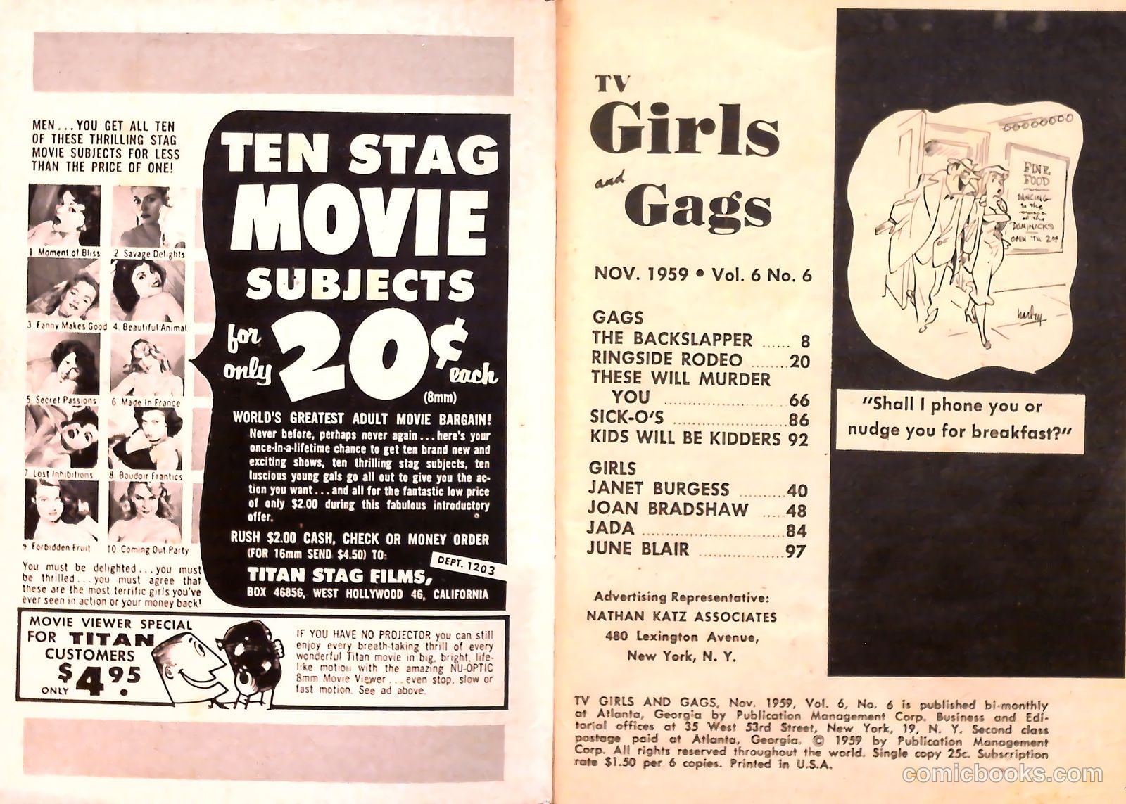 TV Girls and Gags #6 — page 2 of 51