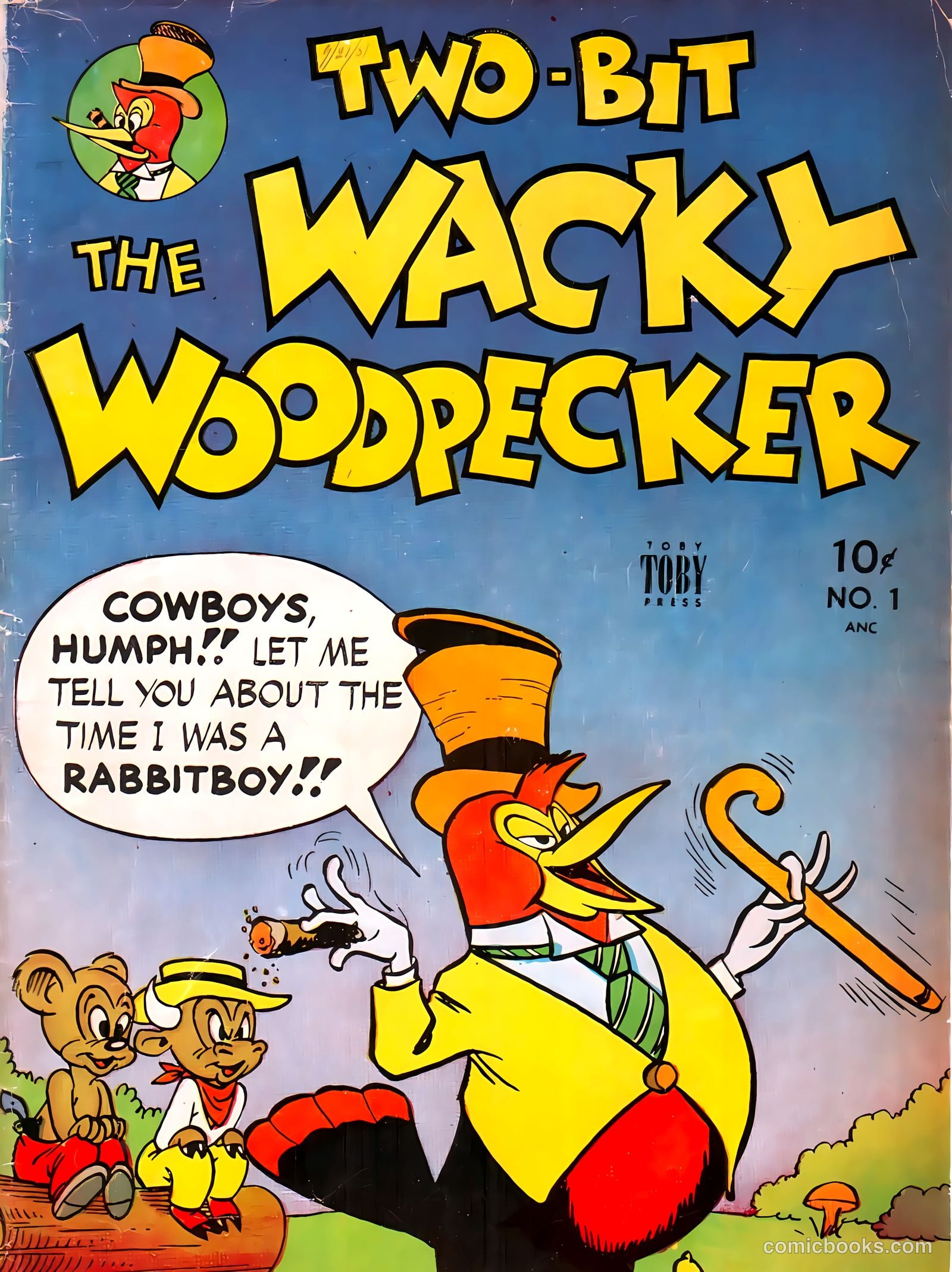 Two-Bit the Wacky Woodpecker #1 — page 1 of 36