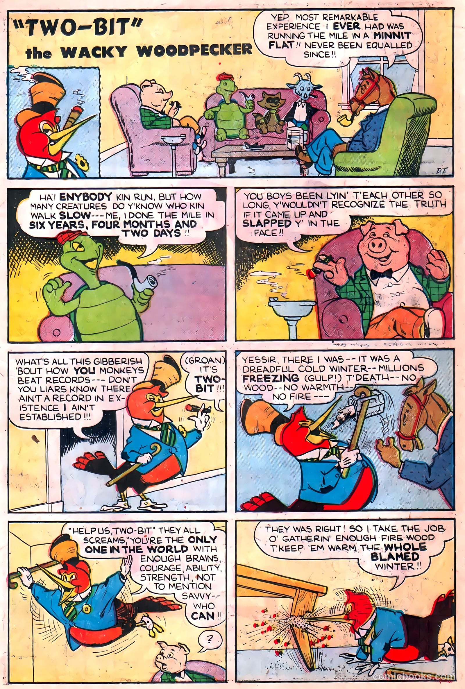 Two-Bit the Wacky Woodpecker #1 — page 21 of 36