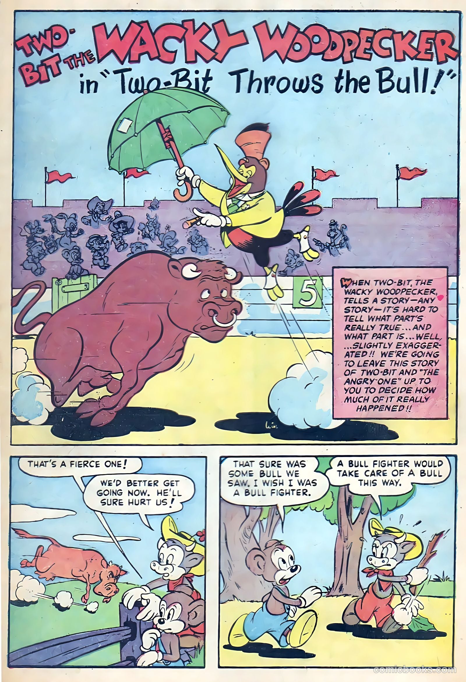 Two-Bit the Wacky Woodpecker #2 — page 3 of 36