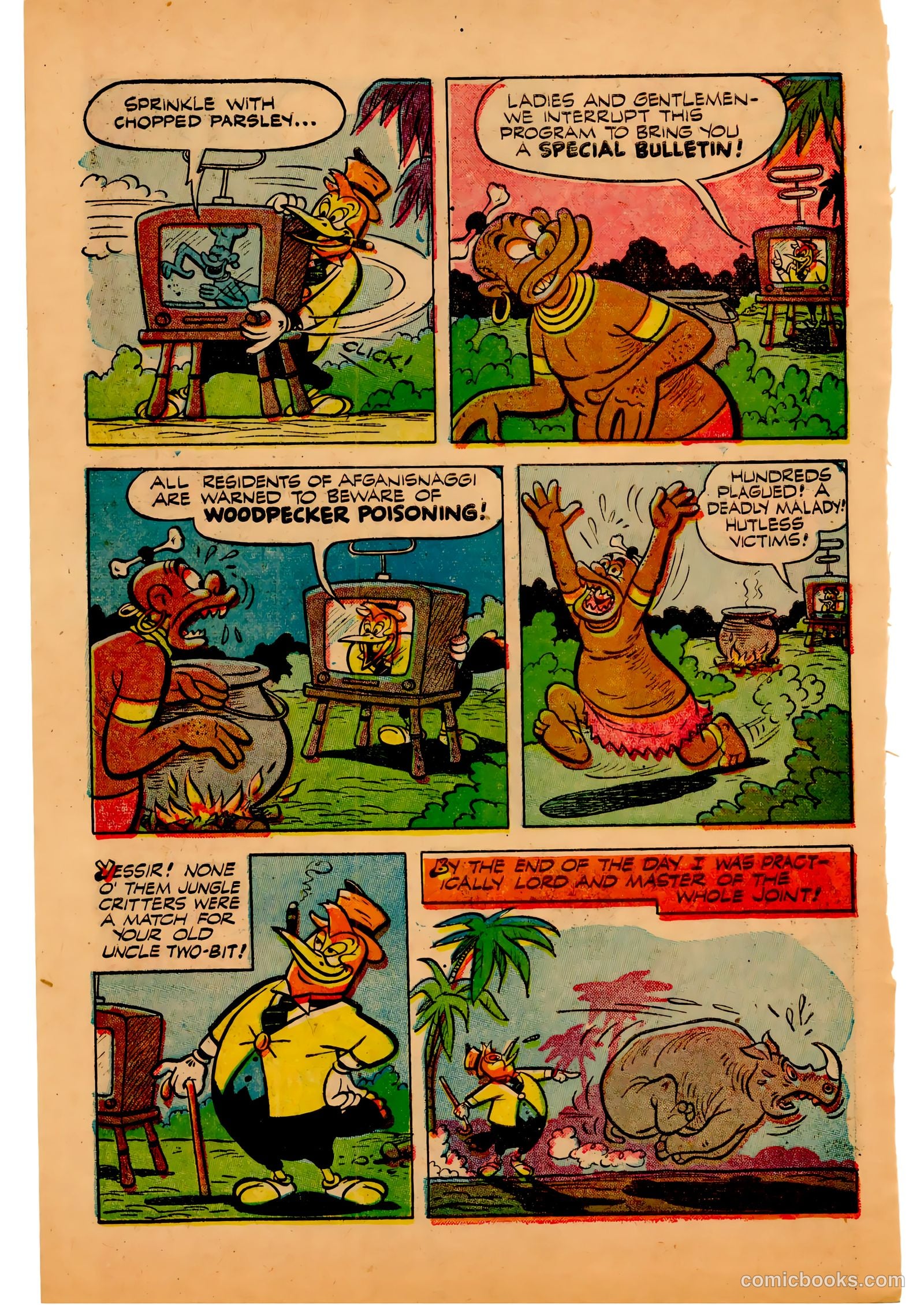 Two-Bit the Wacky Woodpecker #3 — page 8 of 36