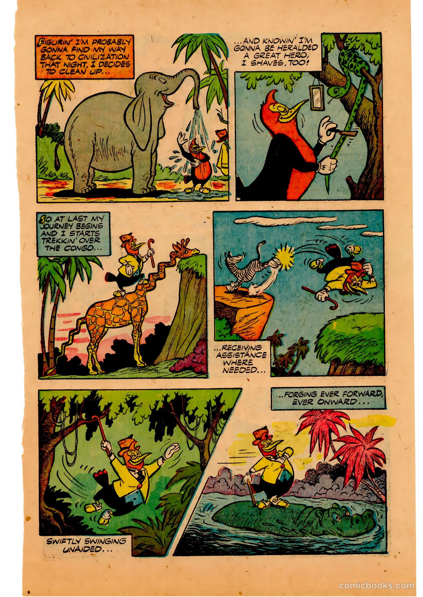 Two-Bit the Wacky Woodpecker #3 — page 9 of 36
