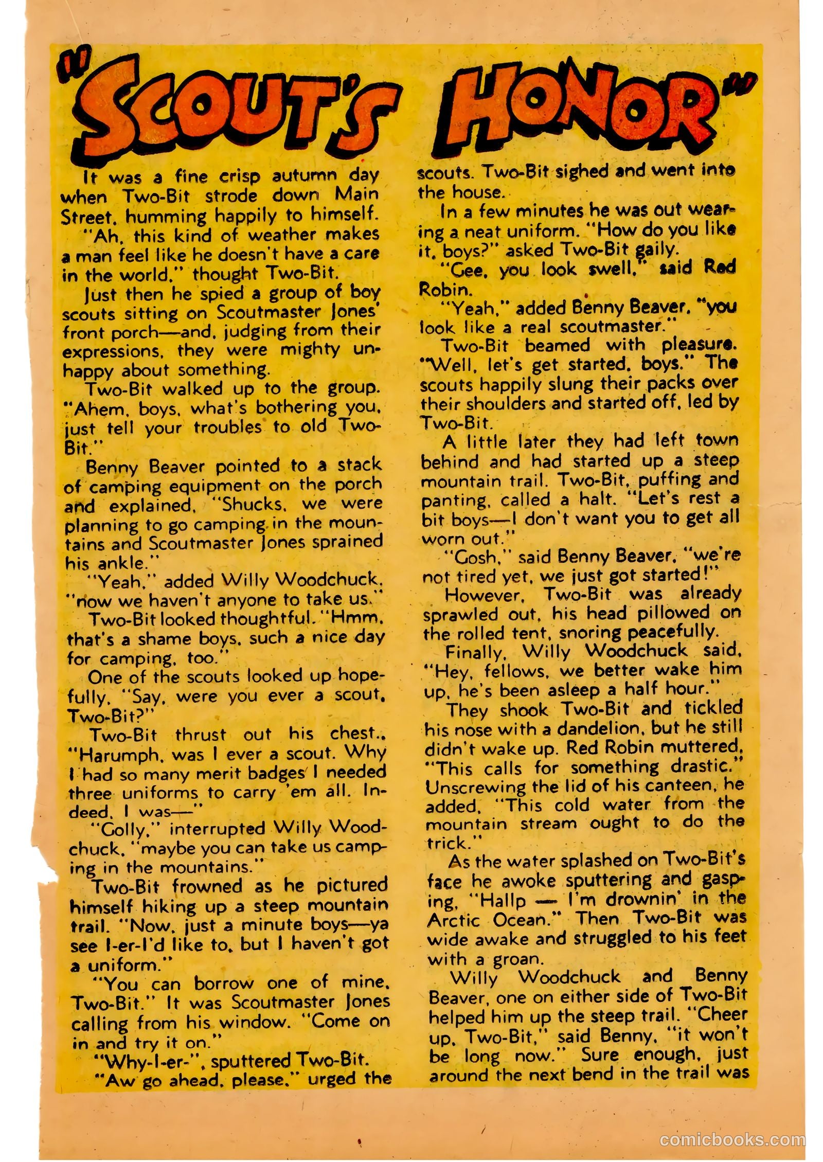 Two-Bit the Wacky Woodpecker #3 — page 19 of 36