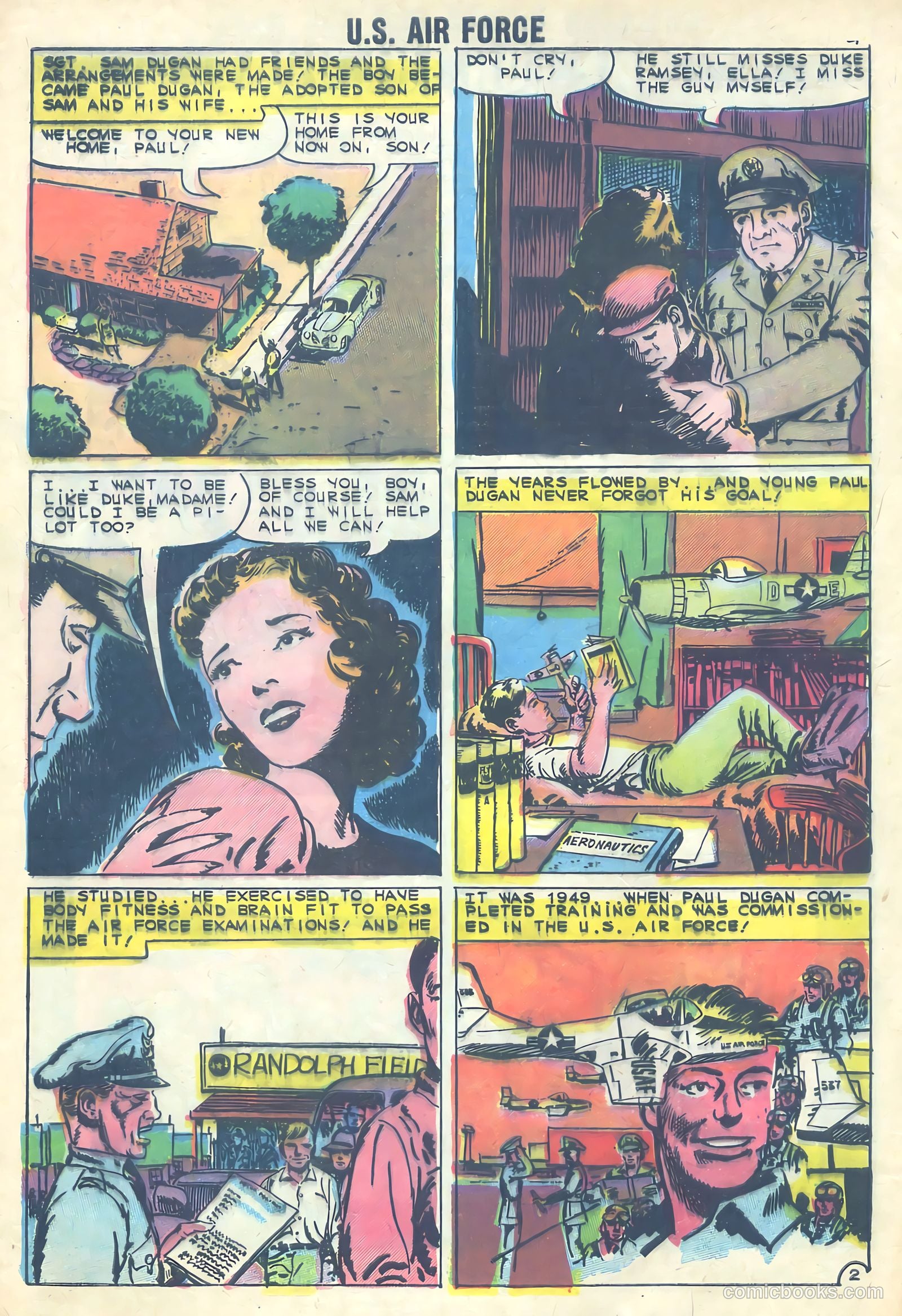 U.S. Air Force Comics #12 — page 4 of 36