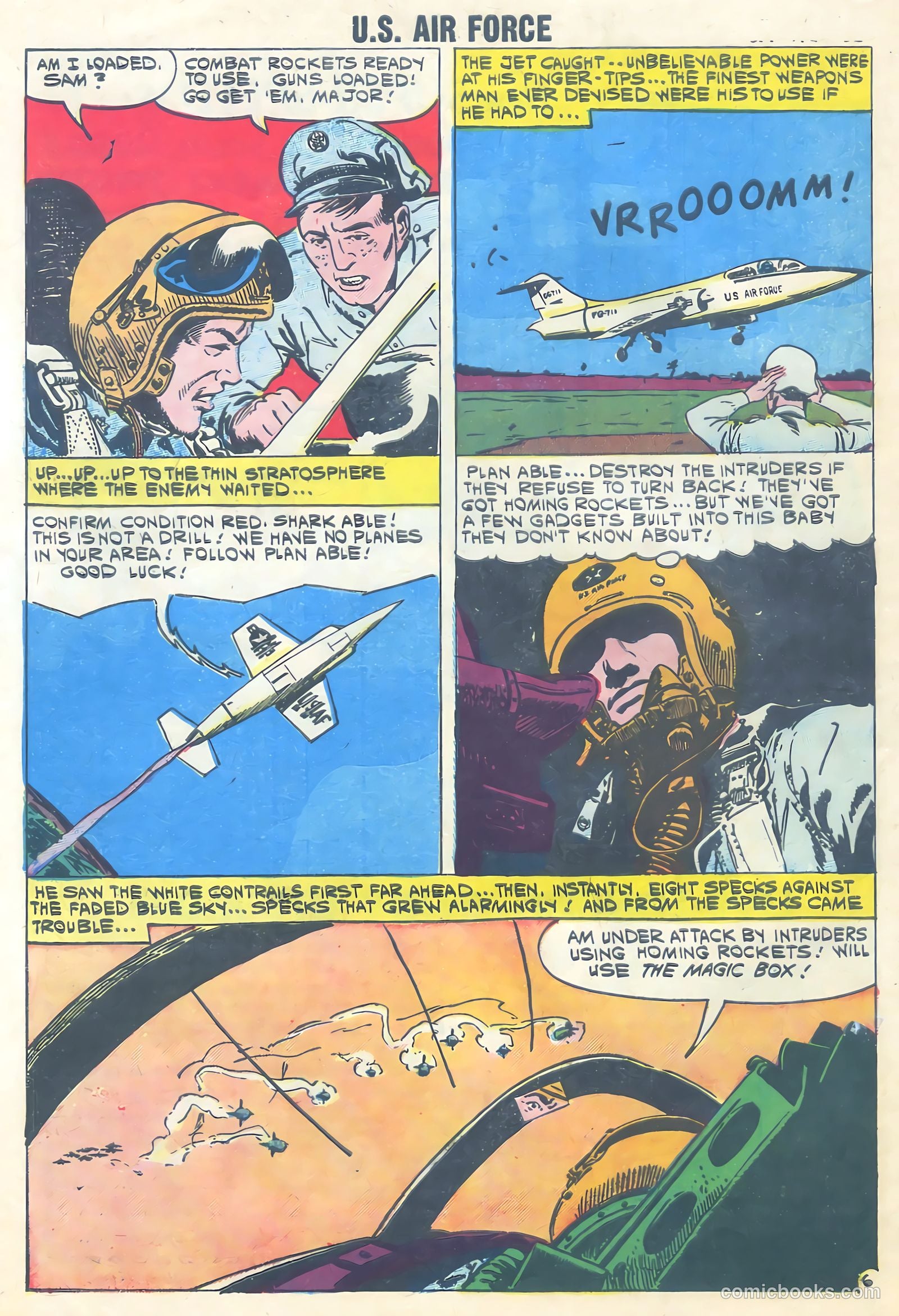 U.S. Air Force Comics #13 — page 32 of 36