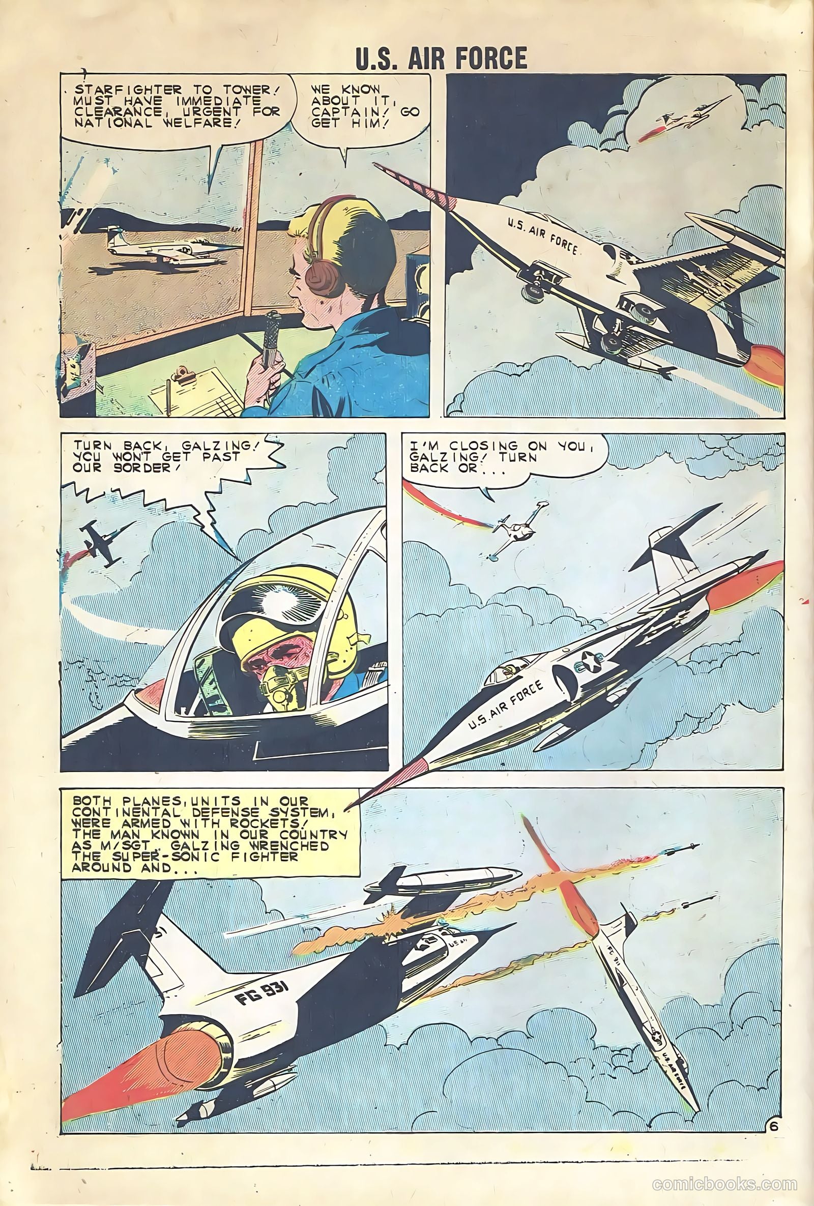 U.S. Air Force Comics #15 — page 32 of 36