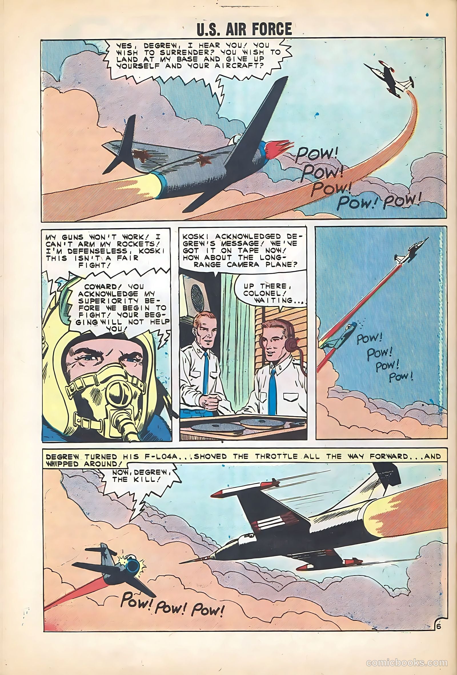 U.S. Air Force Comics #16 — page 32 of 36