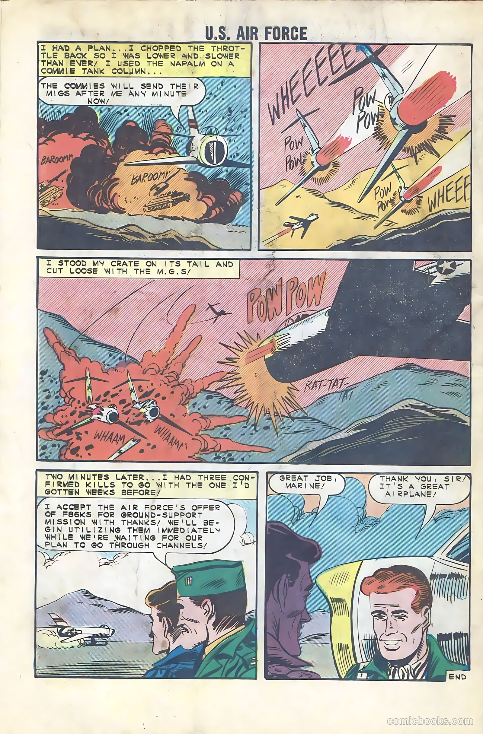 U.S. Air Force Comics #33 — page 32 of 36