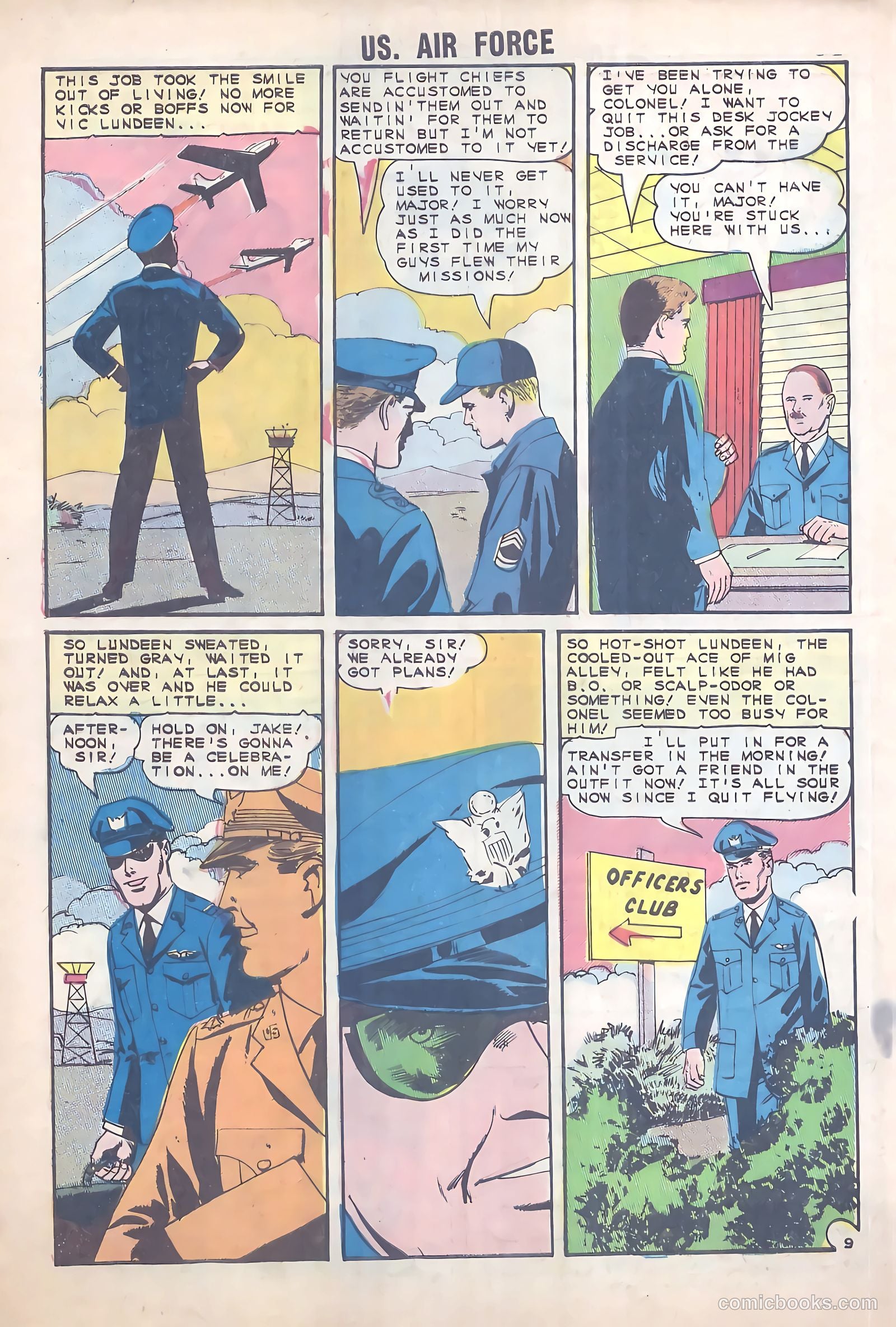U.S. Air Force Comics #35 — page 32 of 36