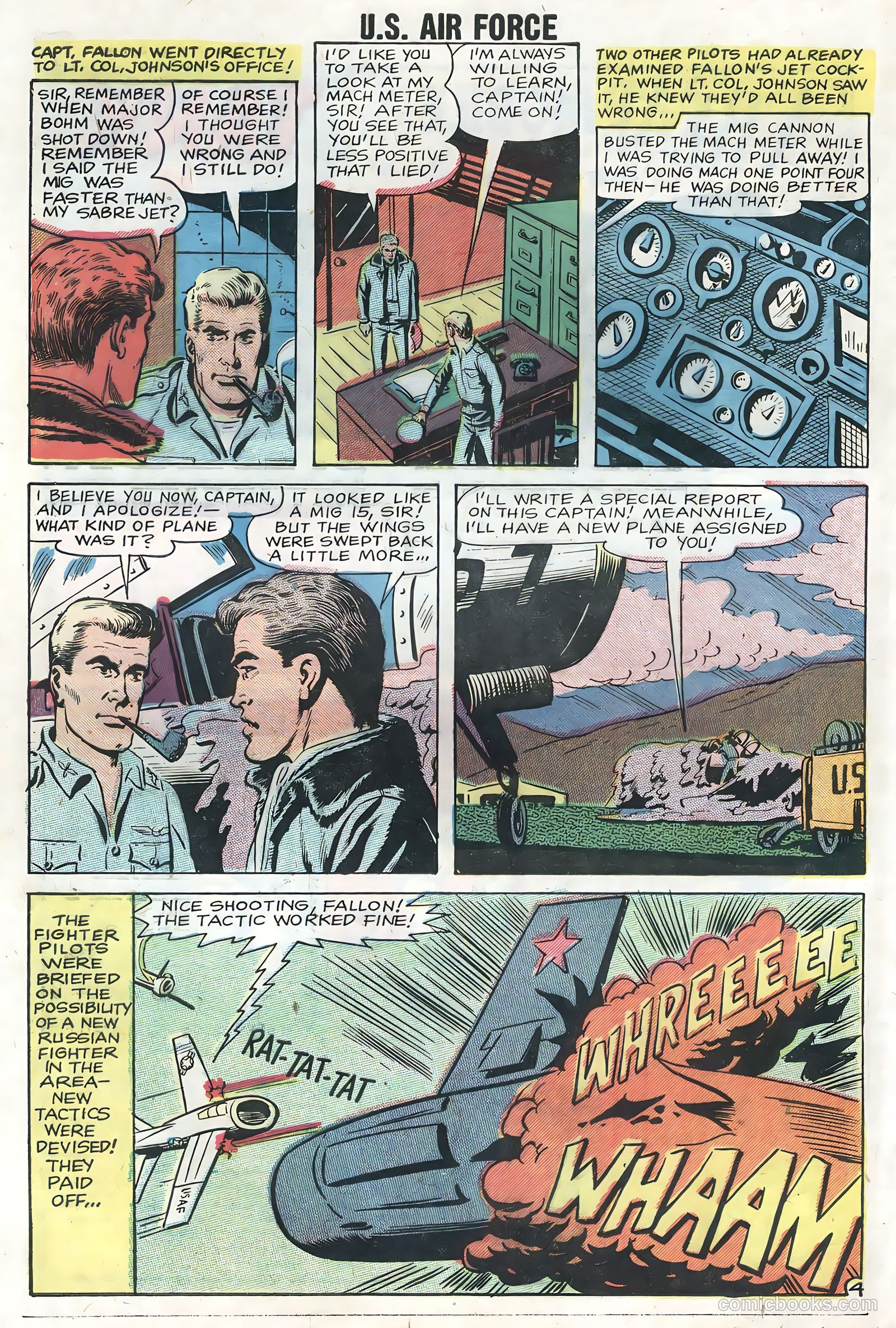 U.S. Air Force Comics #4 — page 32 of 36
