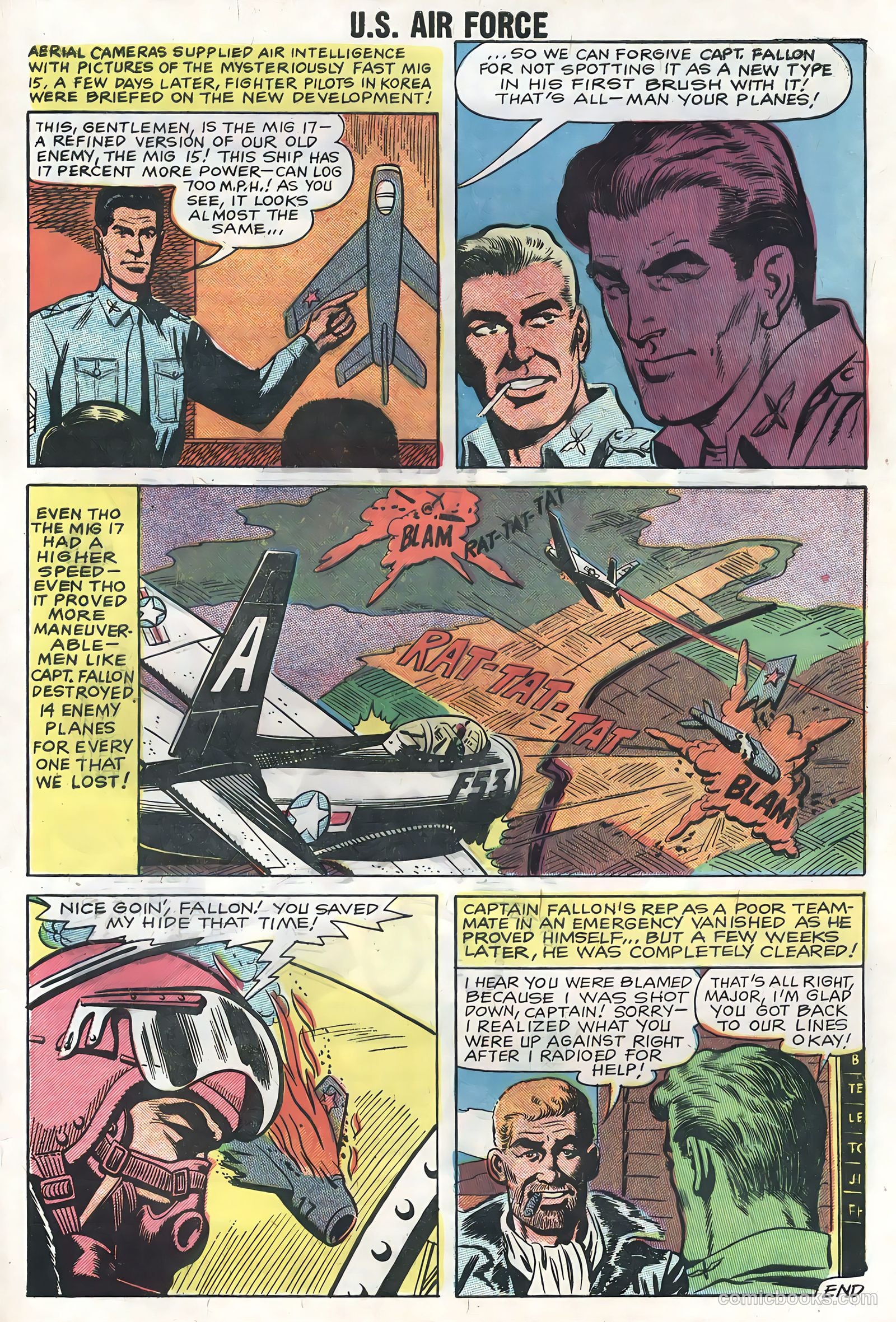 U.S. Air Force Comics #4 — page 33 of 36