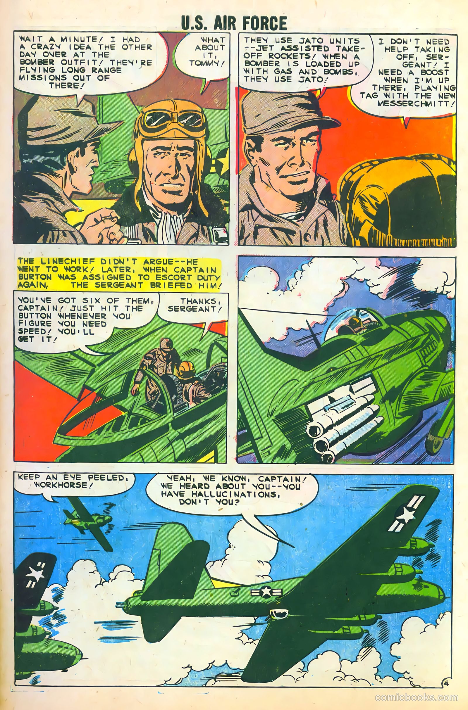 U.S. Air Force Comics #5 — page 7 of 36