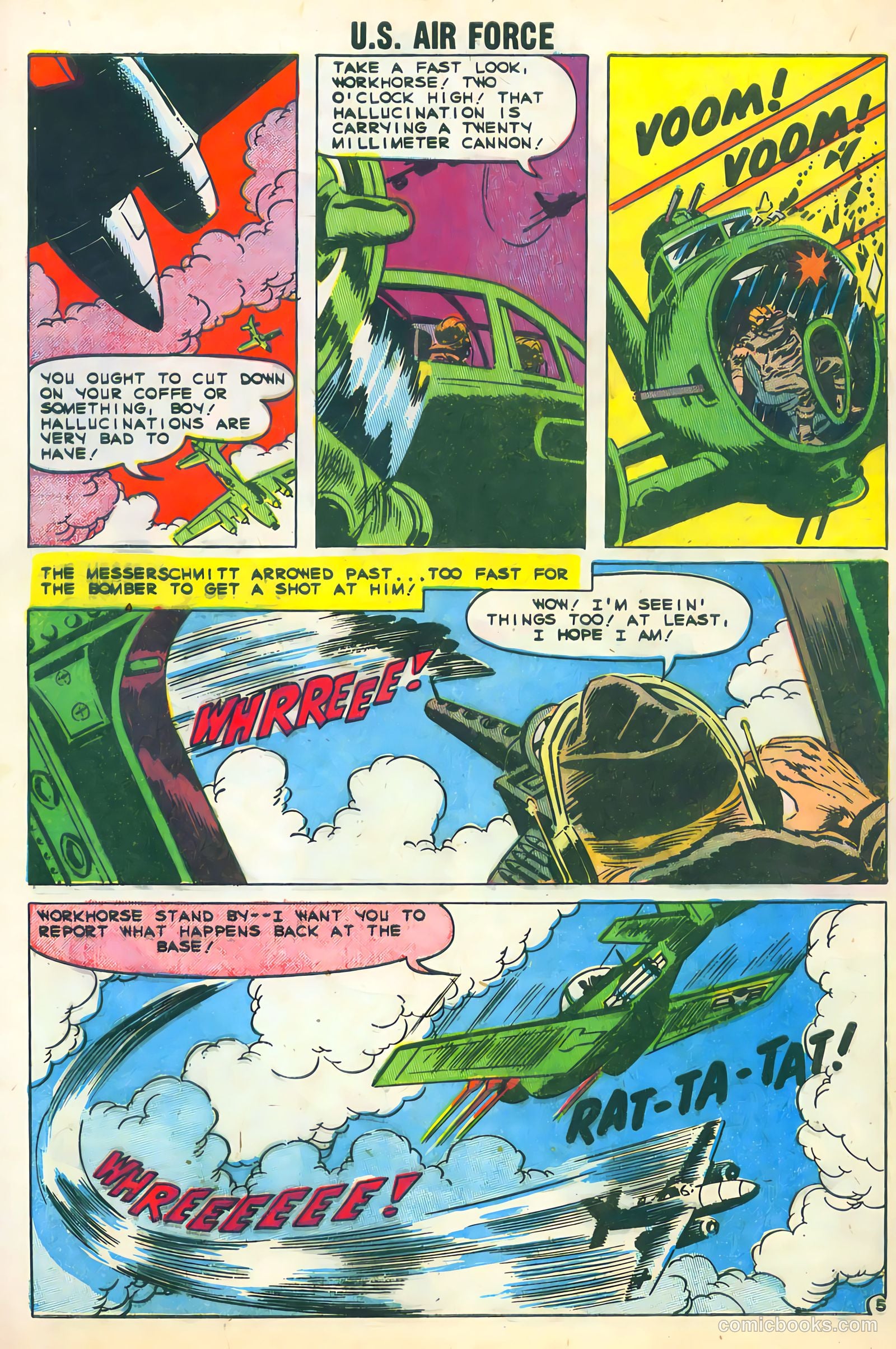 U.S. Air Force Comics #5 — page 8 of 36