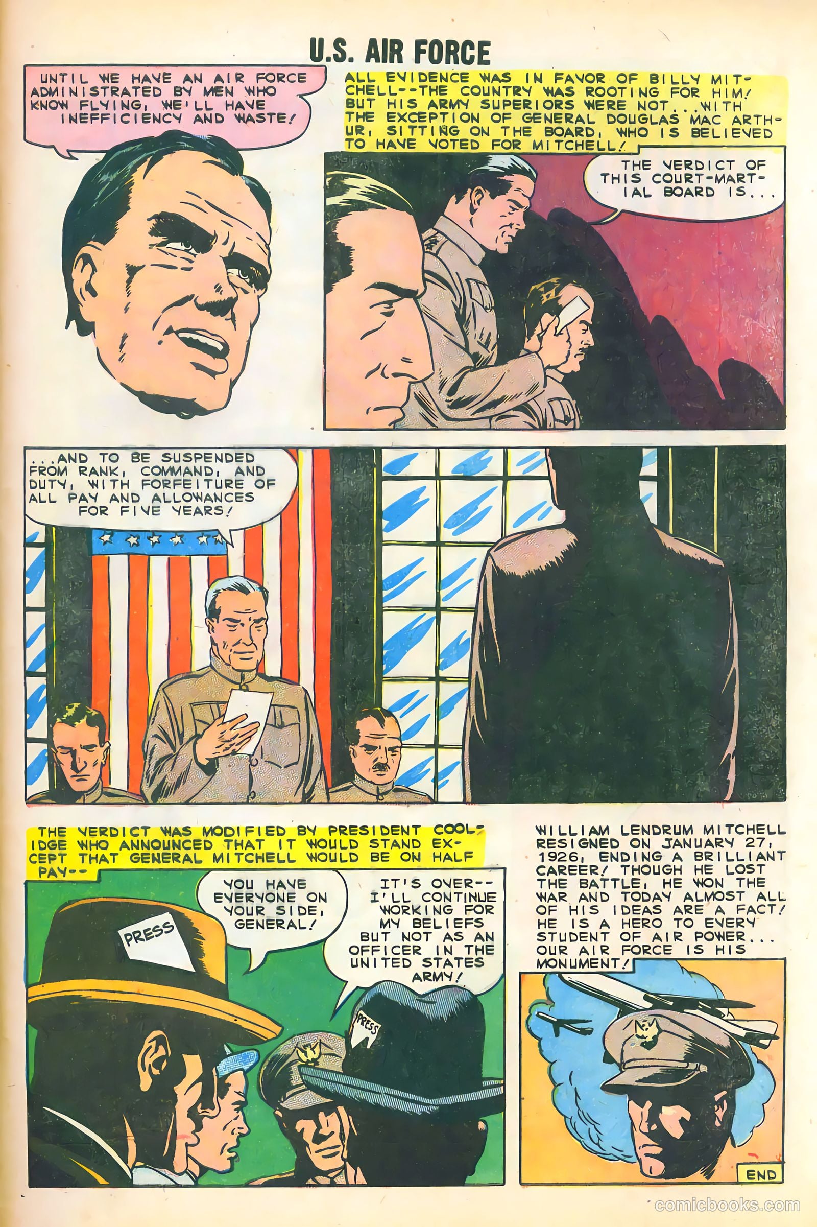 U.S. Air Force Comics #5 — page 33 of 36