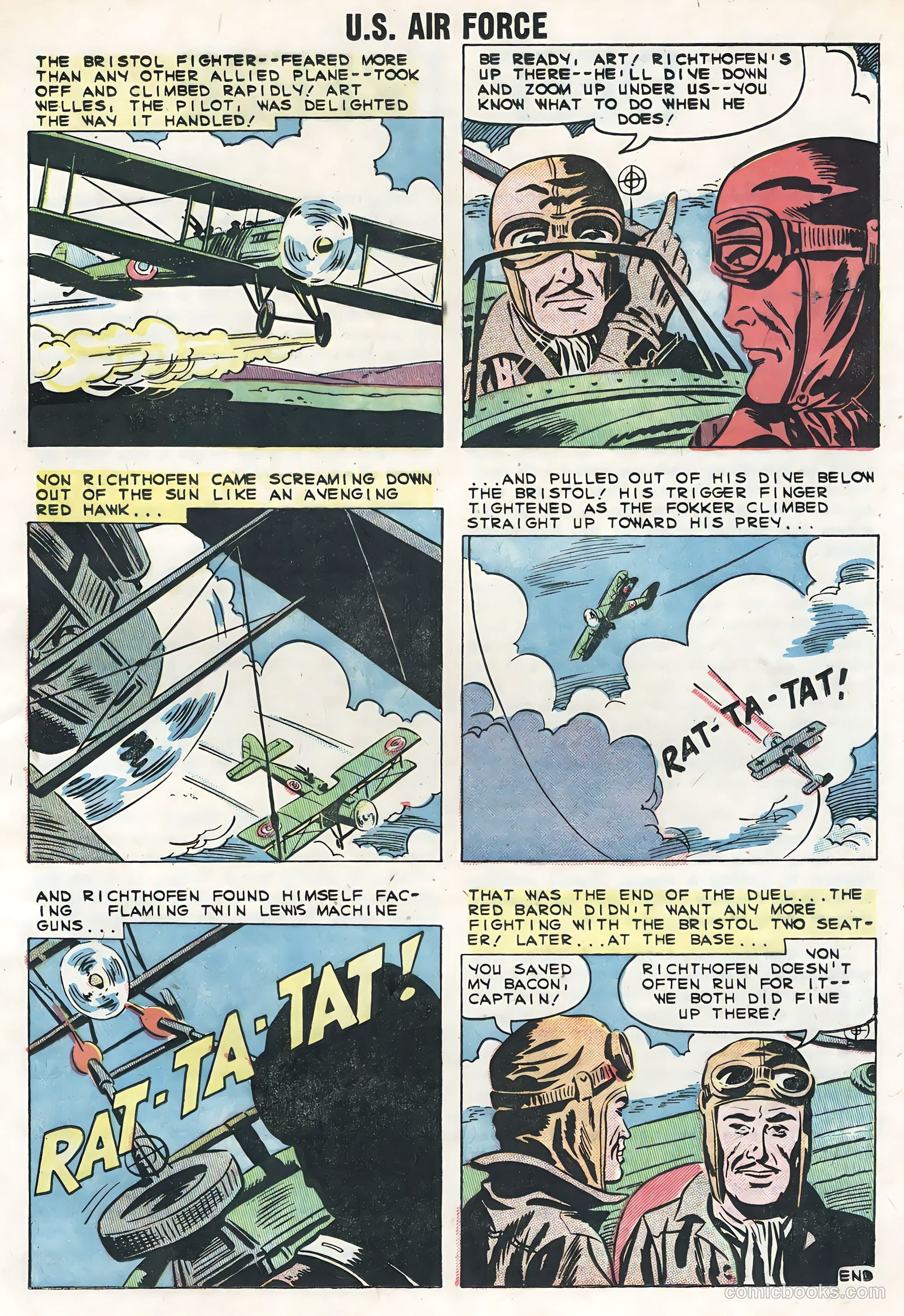 U.S. Air Force Comics #6 — page 25 of 36