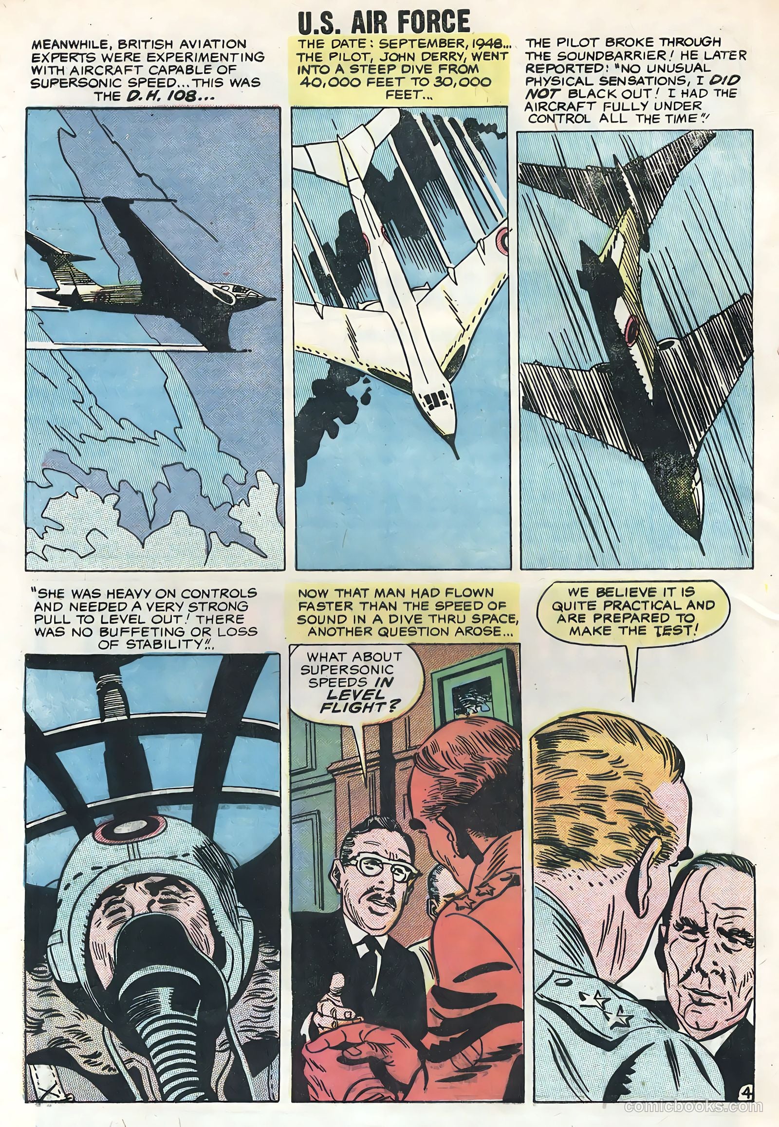 U.S. Air Force Comics #6 — page 32 of 36