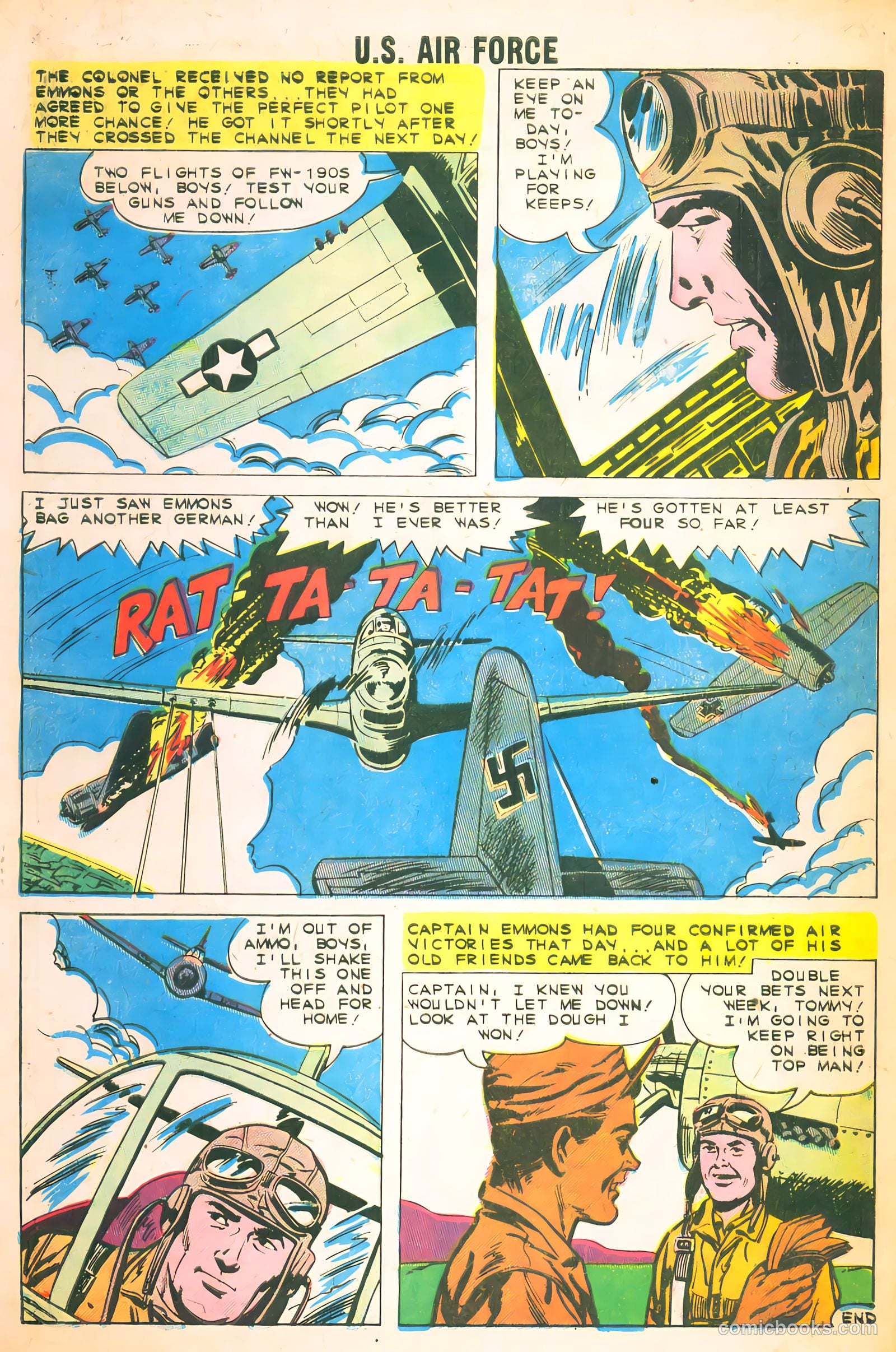U.S. Air Force Comics #7 — page 32 of 36