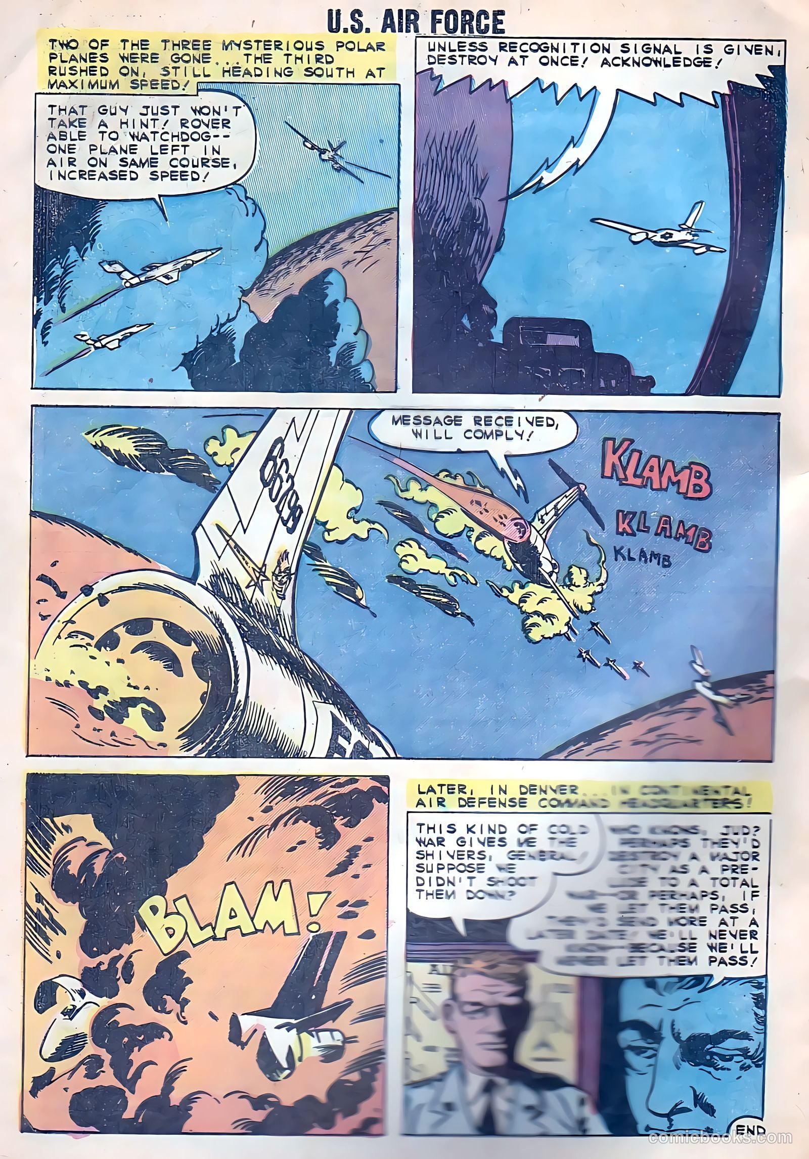 U.S. Air Force Comics #8 — page 32 of 36