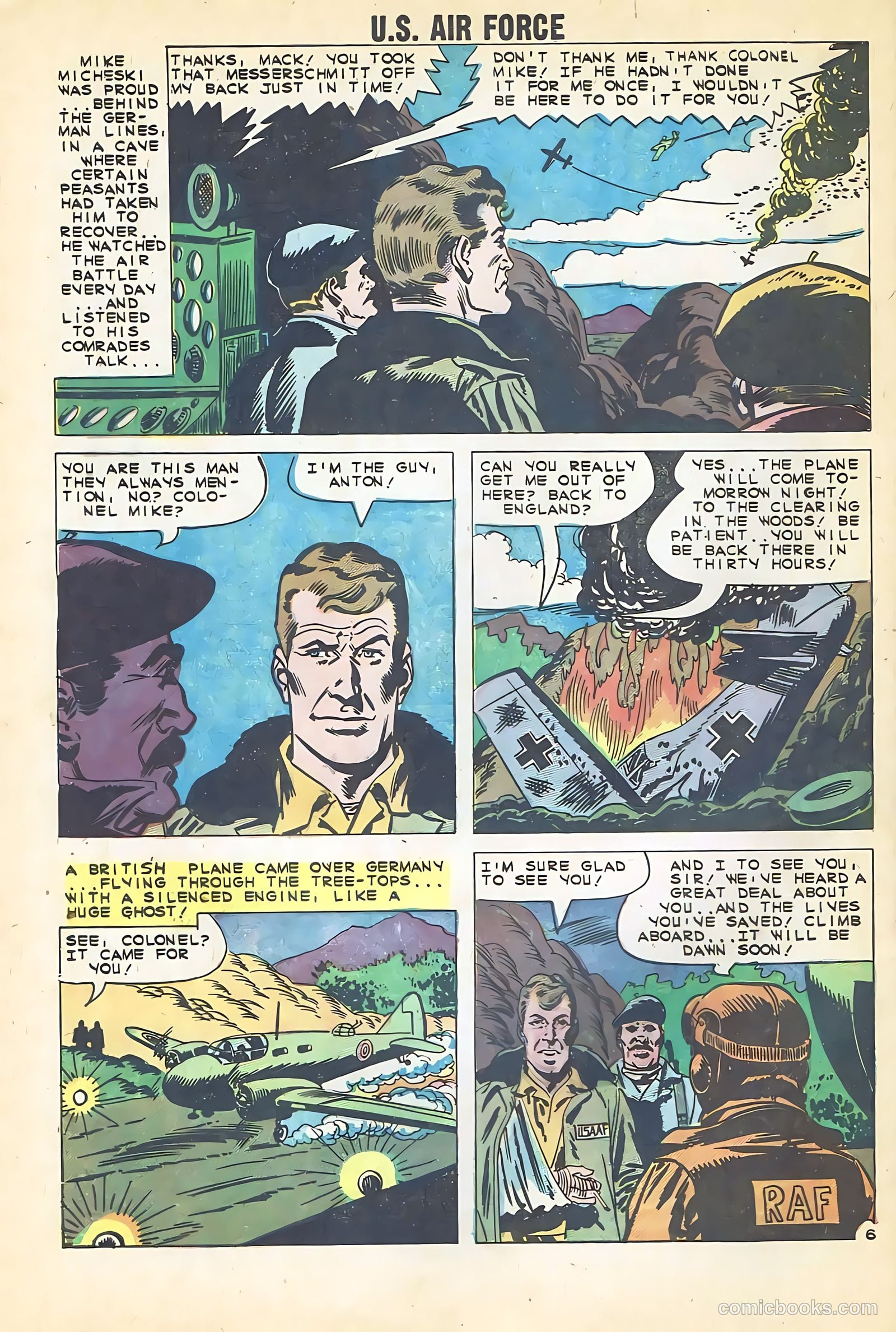 U.S. Air Force Comics #9 — page 32 of 36