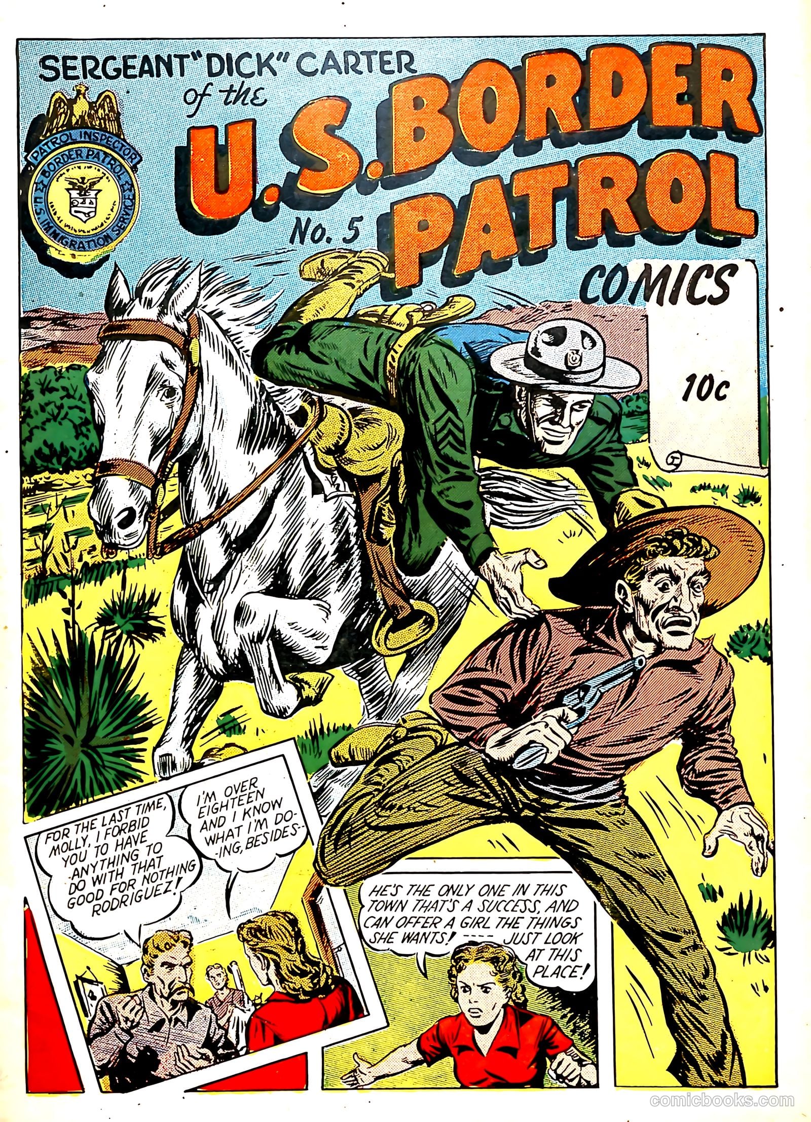 U.S. Border Patrol Comics #5 — page 1 of 36