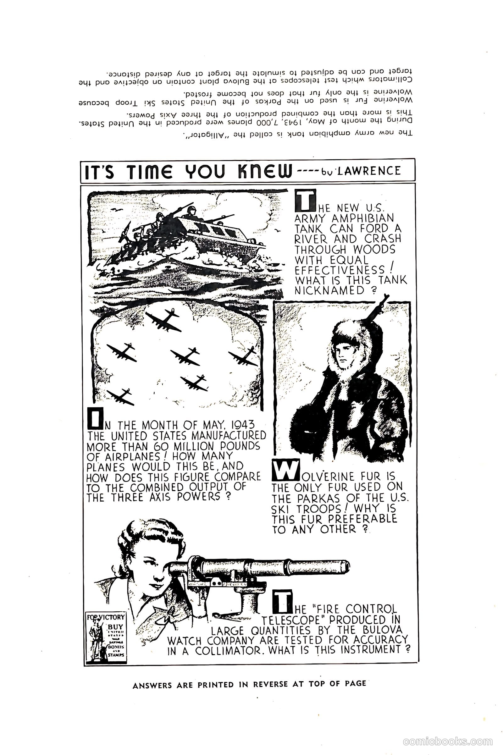 U.S. Border Patrol Comics #5 — page 36 of 36