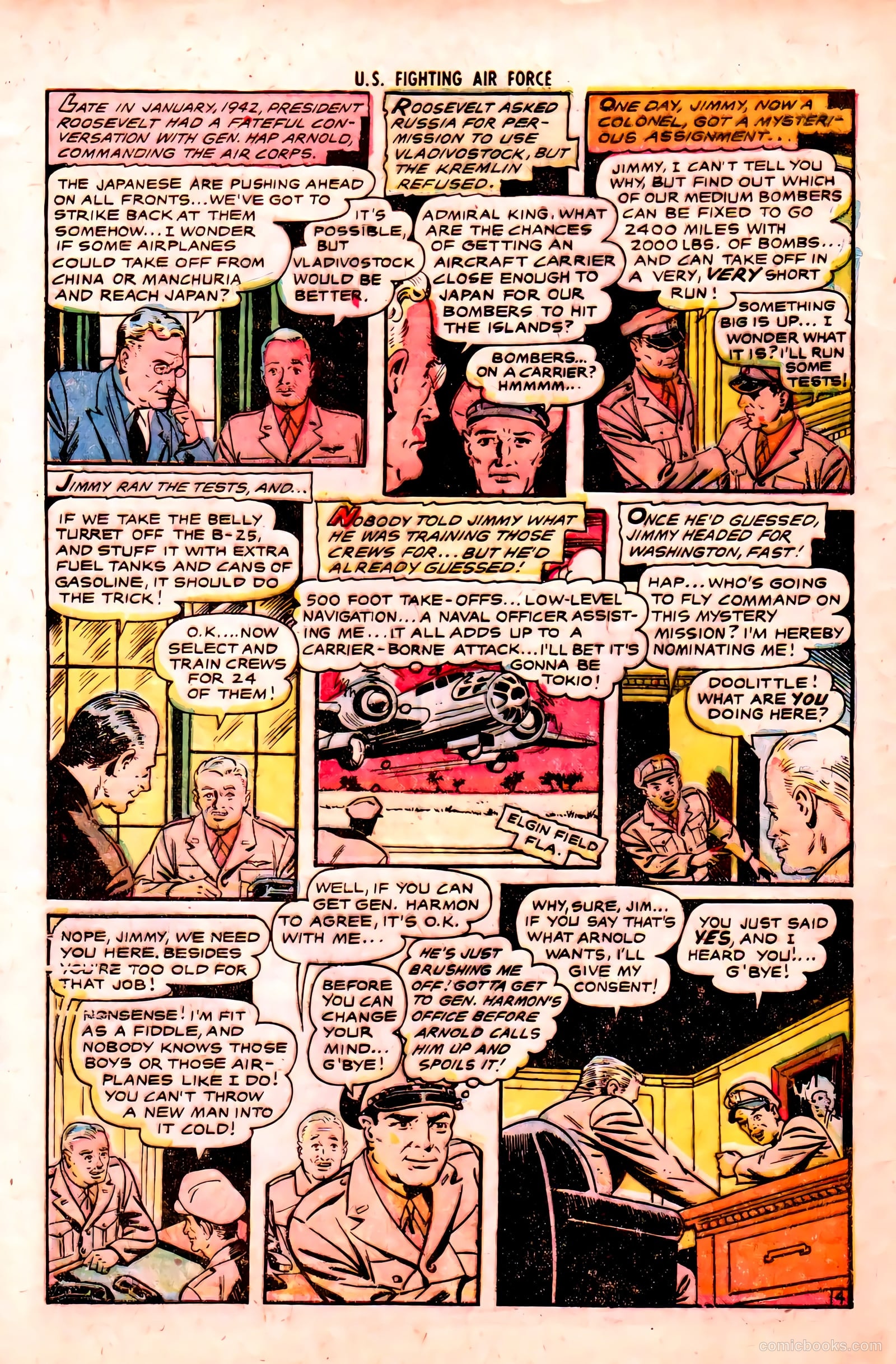 U.S. Fighting Air Force #16 — page 32 of 36
