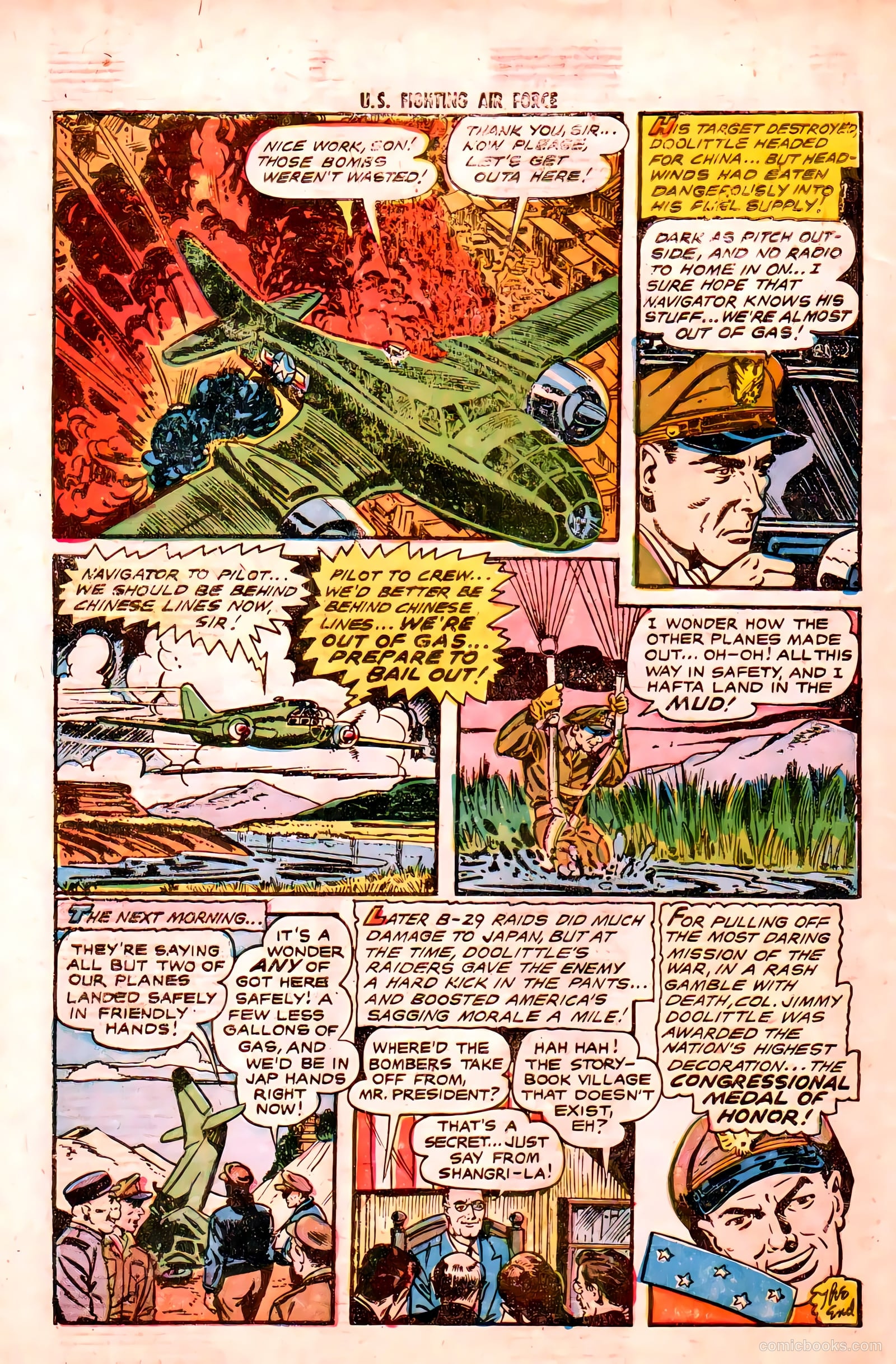U.S. Fighting Air Force #16 — page 34 of 36