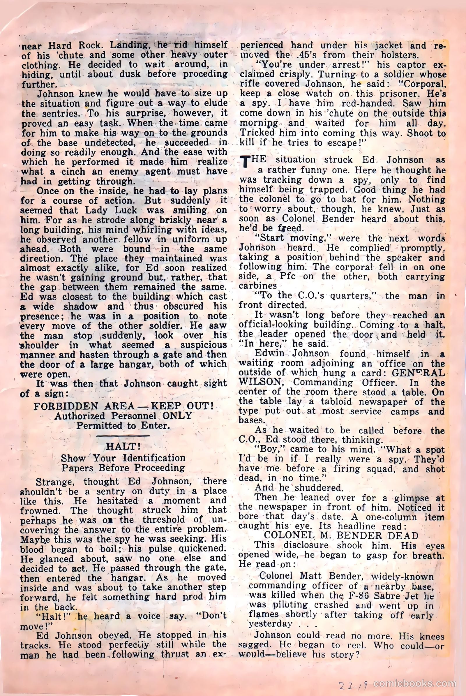 U.S. Fighting Air Force #23 — page 19 of 34
