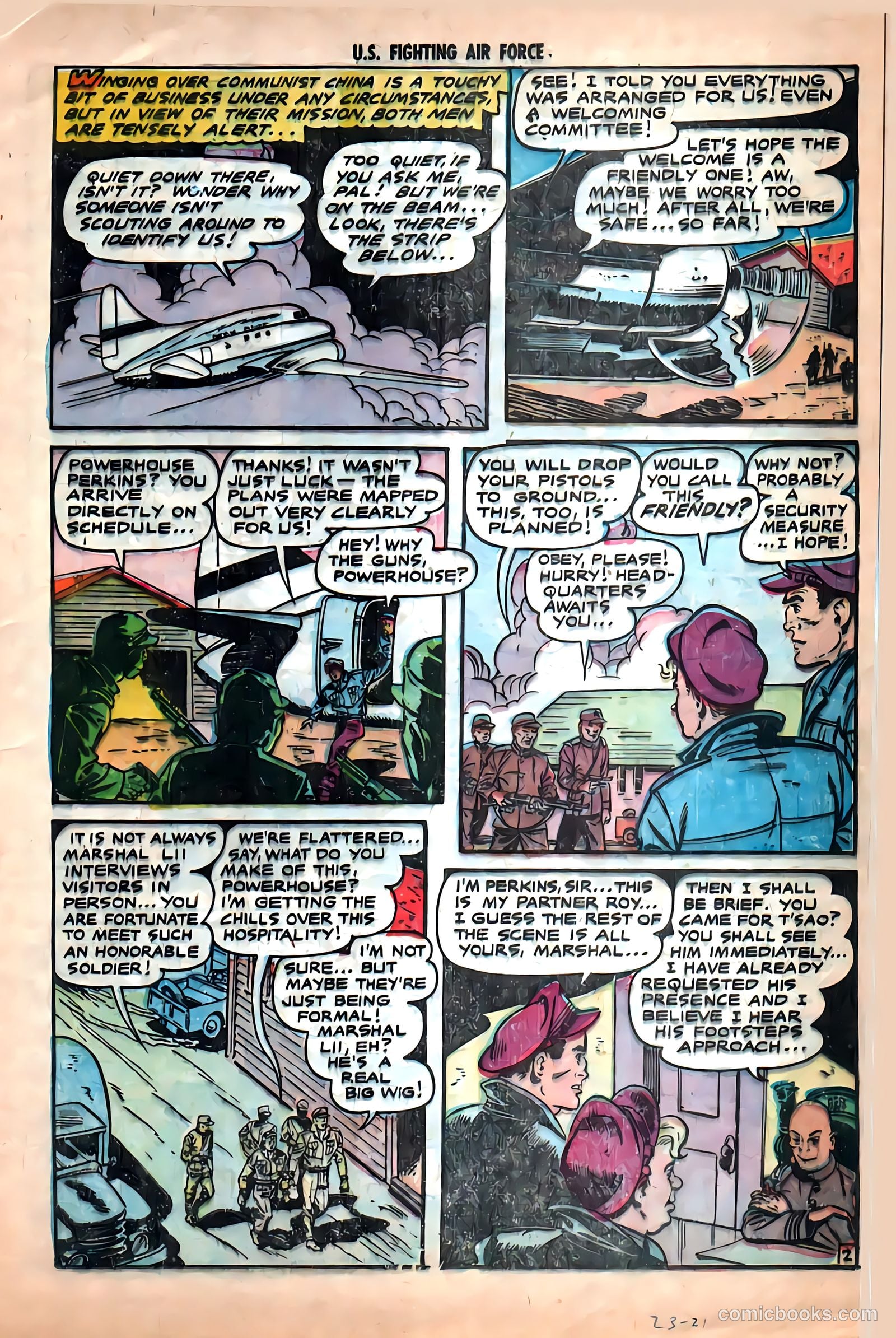 U.S. Fighting Air Force #23 — page 21 of 34