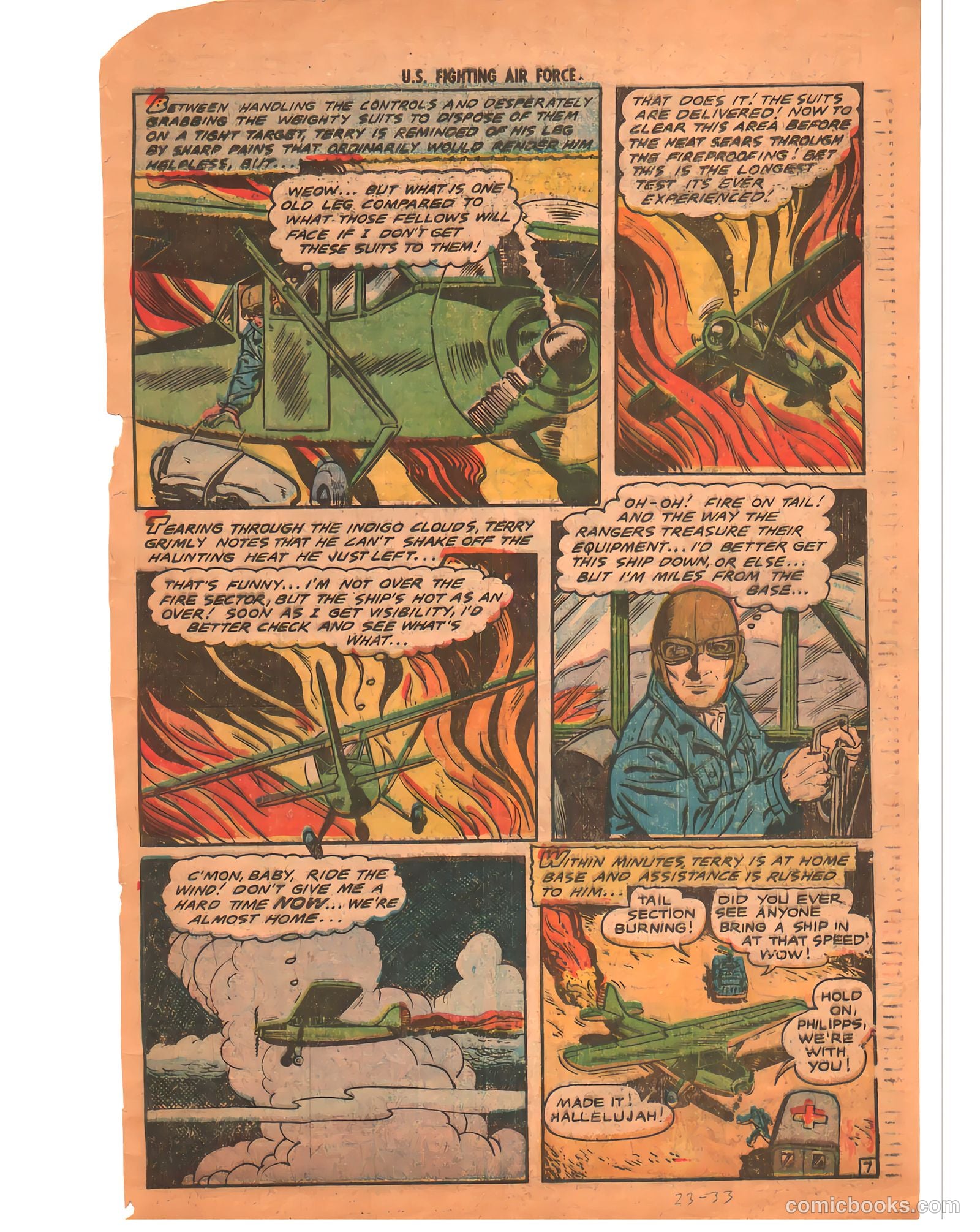 U.S. Fighting Air Force #23 — page 33 of 34