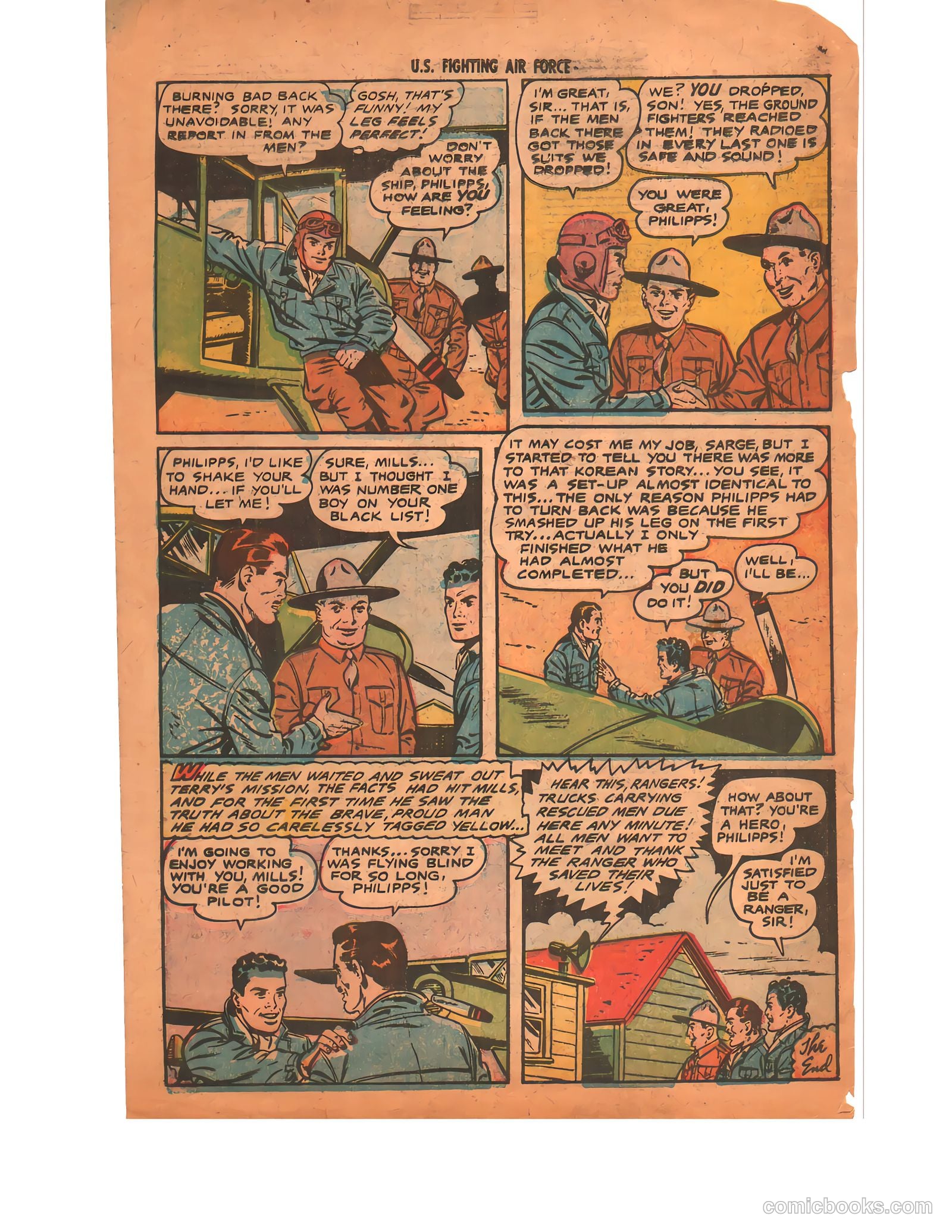 U.S. Fighting Air Force #23 — page 34 of 34