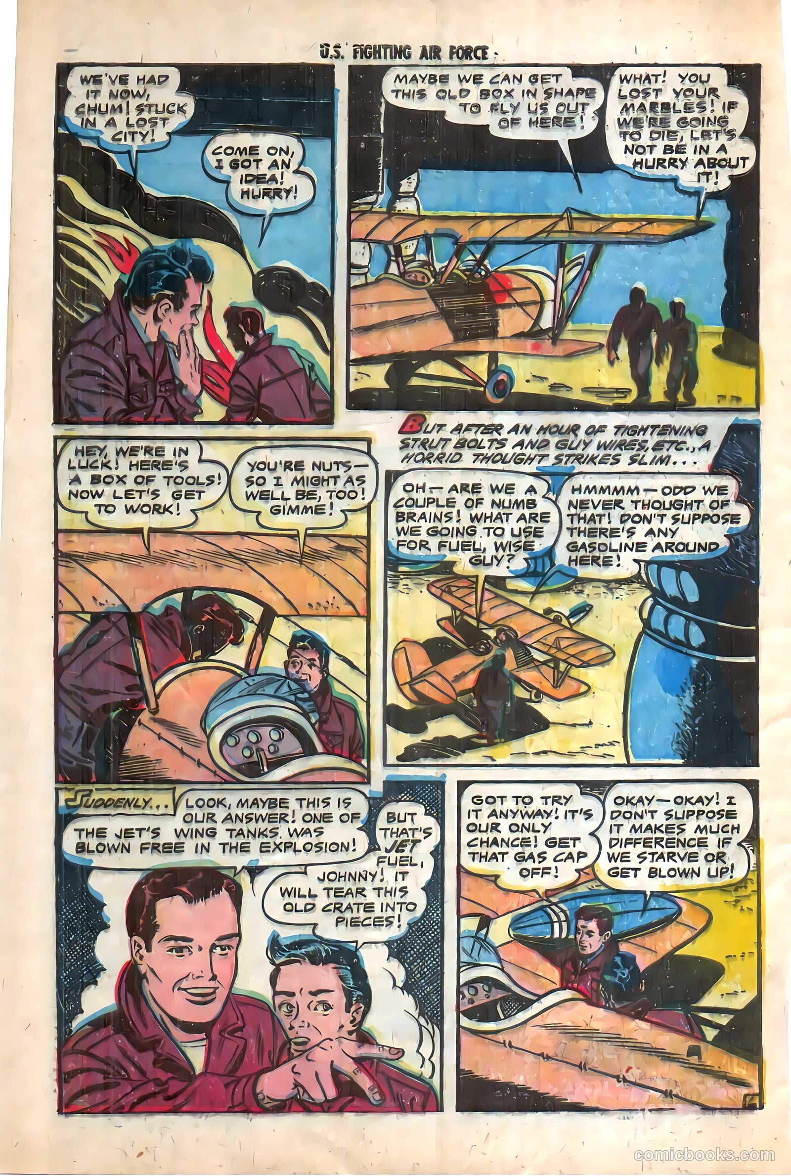 U.S. Fighting Air Force #24 — page 32 of 36
