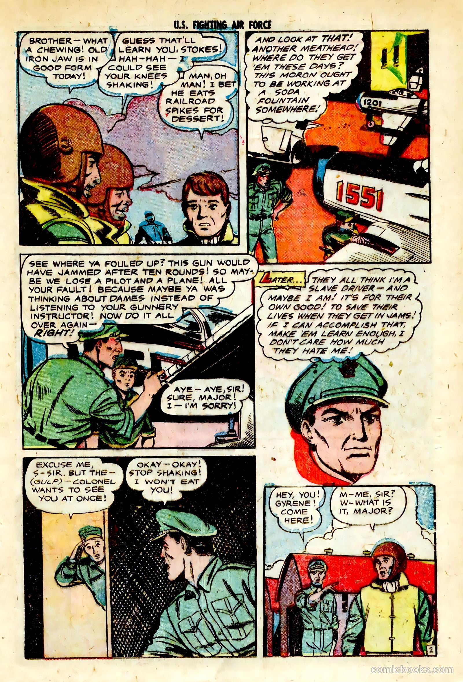 U.S. Fighting Air Force #28 — page 21 of 36