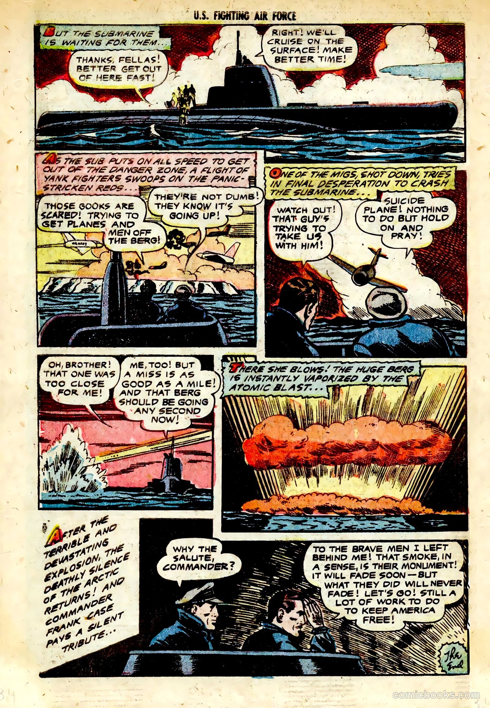 U.S. Fighting Air Force #28 — page 34 of 36