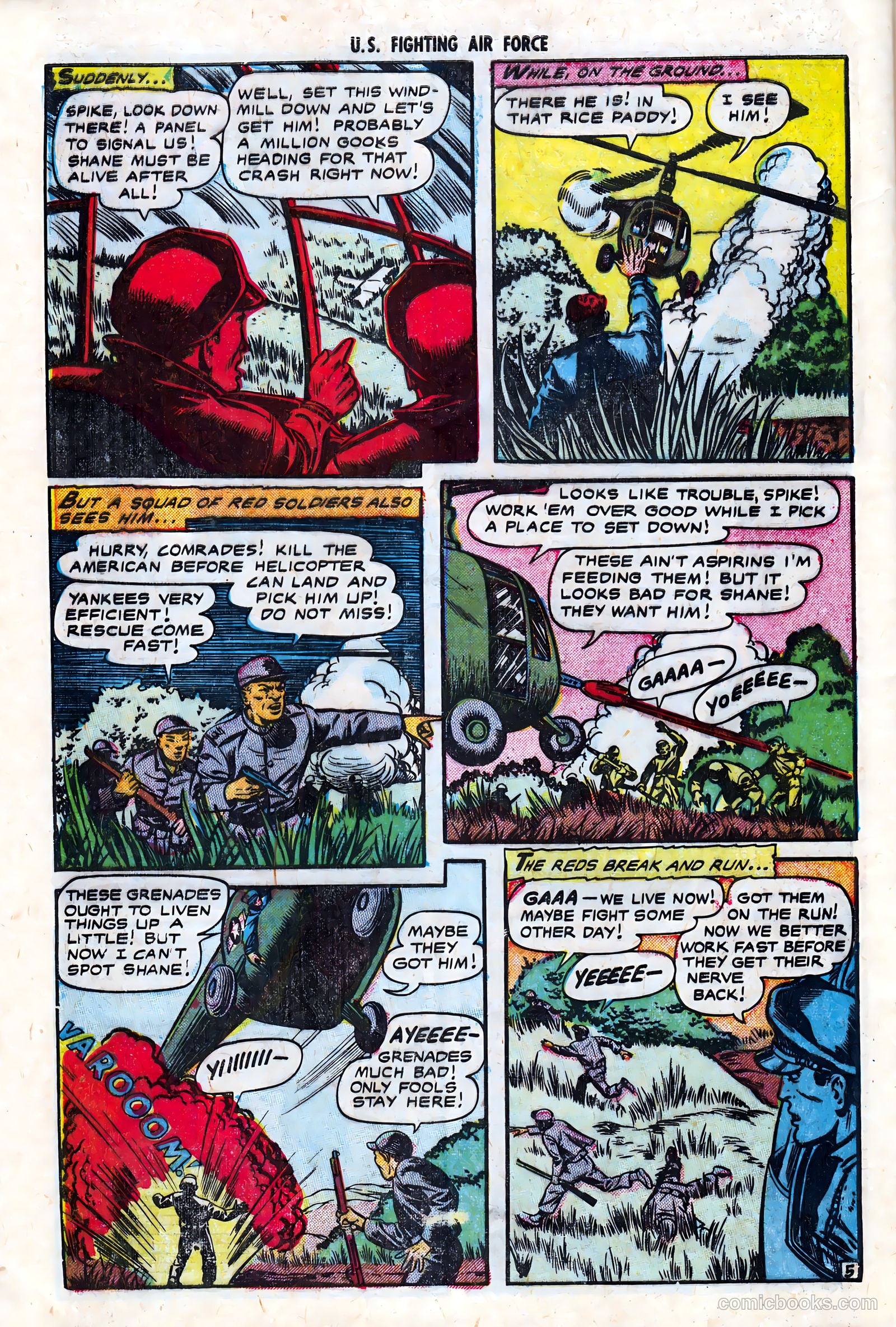 U.S. Fighting Air Force #5 — page 32 of 36