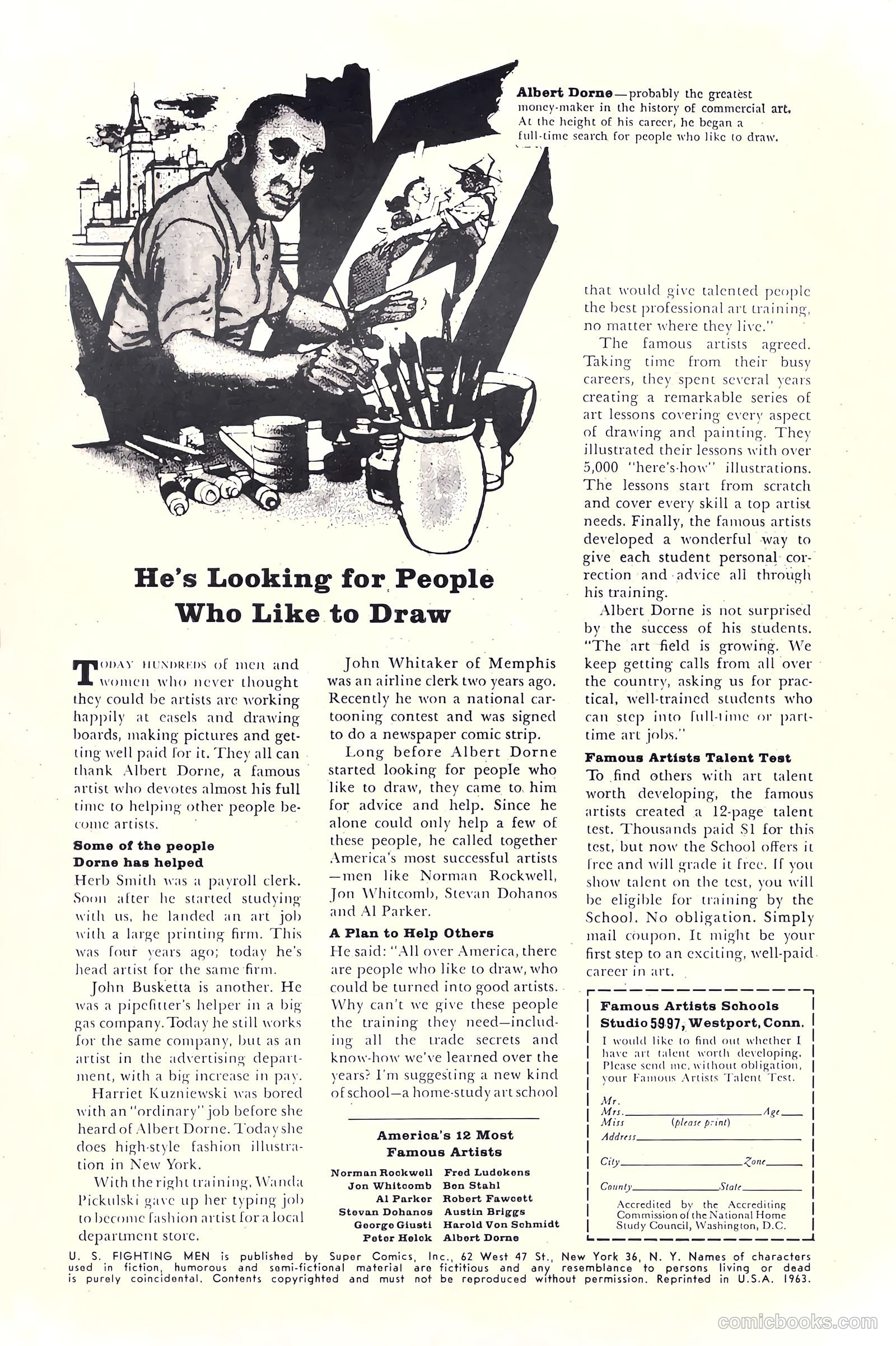 U.S. Fighting Men #10 — page 2 of 36