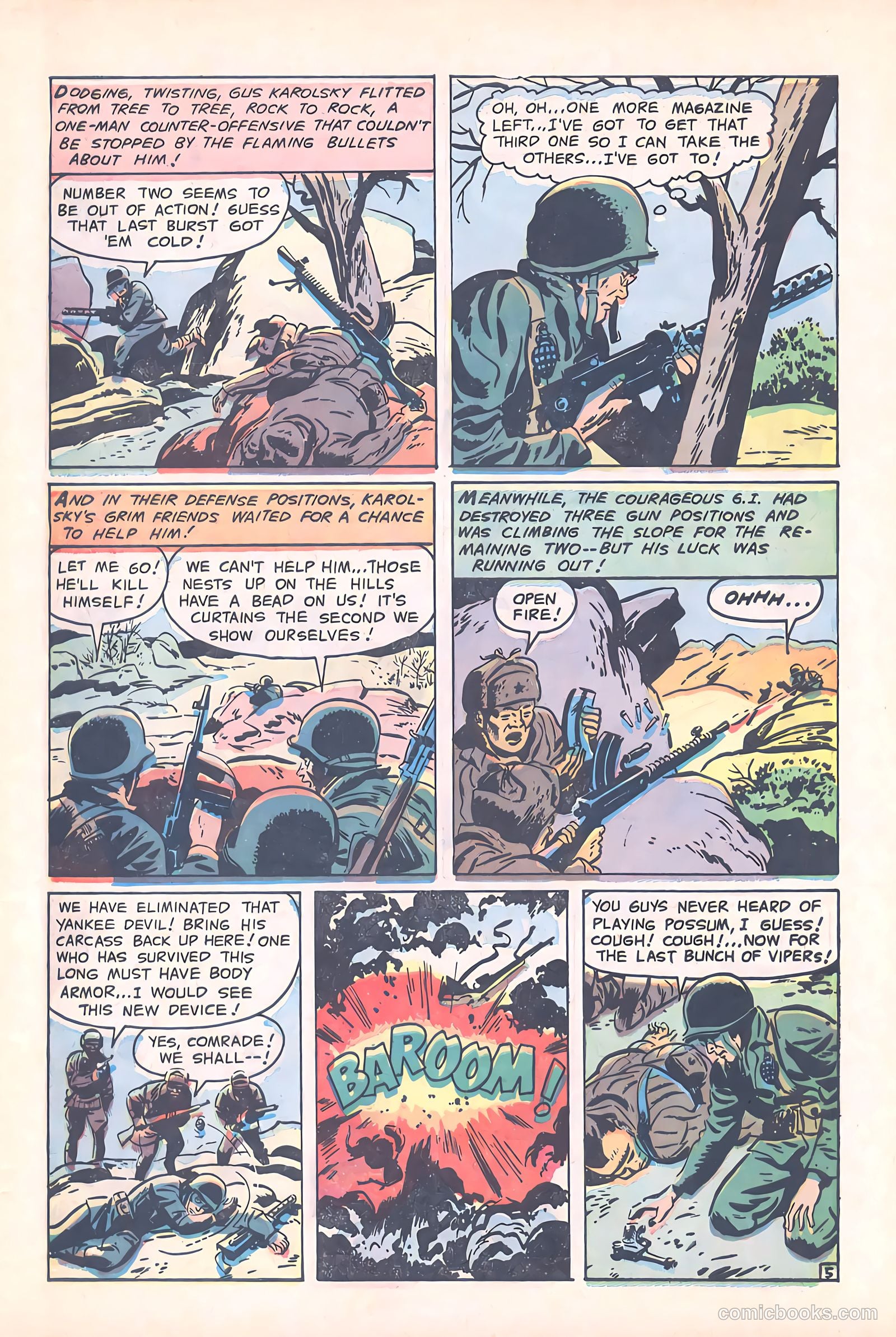U.S. Fighting Men #10 — page 32 of 36