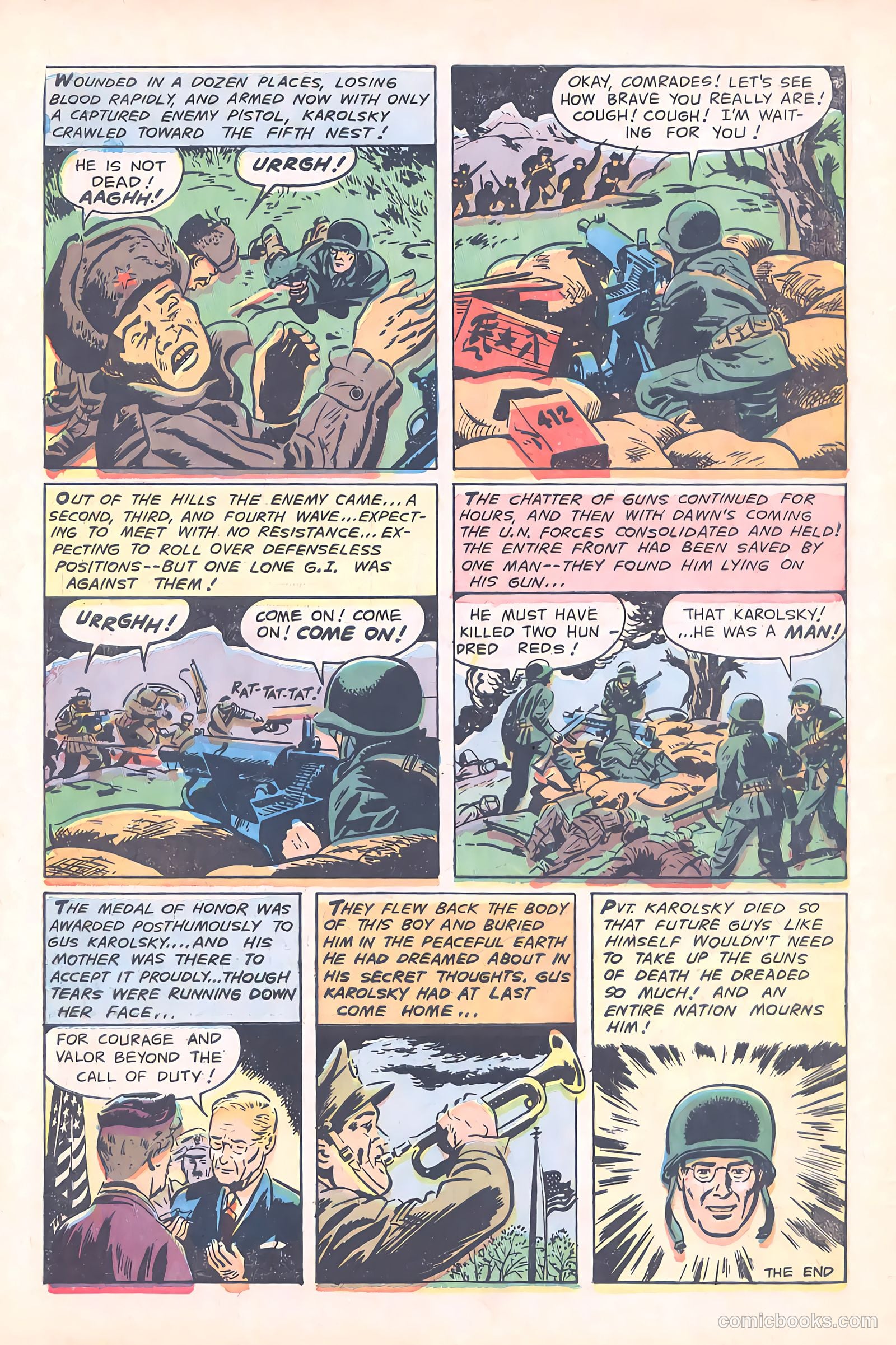 U.S. Fighting Men #10 — page 33 of 36