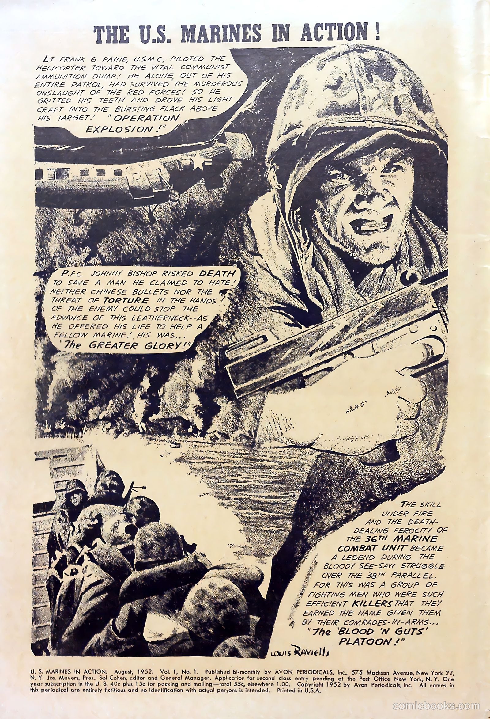U.S. Marines in Action #1 — page 2 of 36