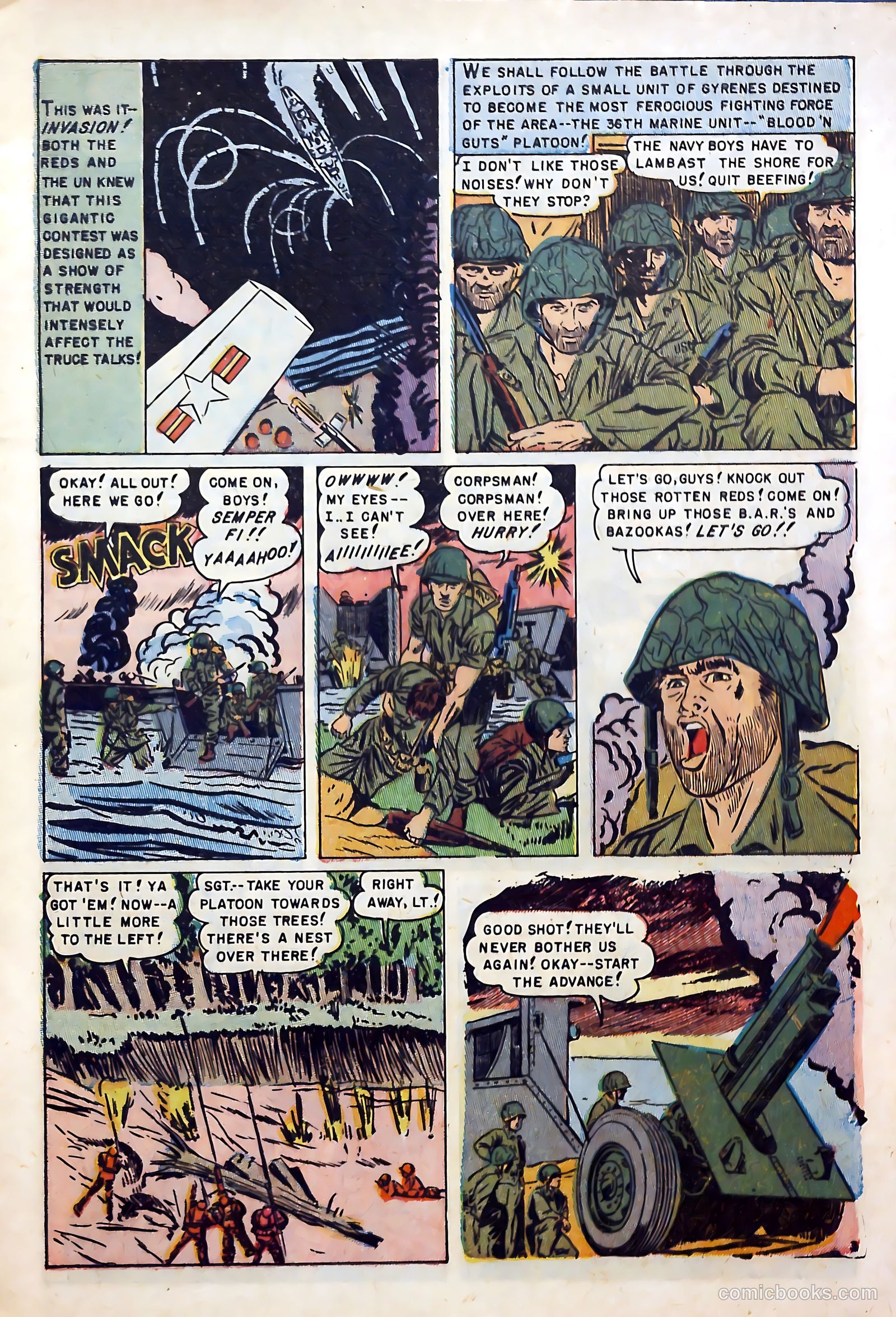 U.S. Marines in Action #1 — page 5 of 36